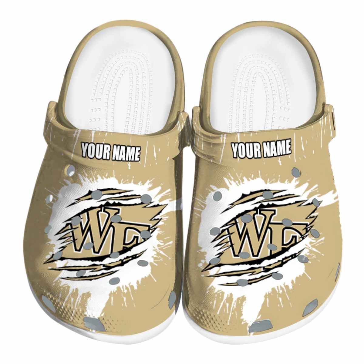 Wake Forest Demon Deacons 2025 NCAA Sport Crocs Clogs For Men Women and Kids - GNL1465409