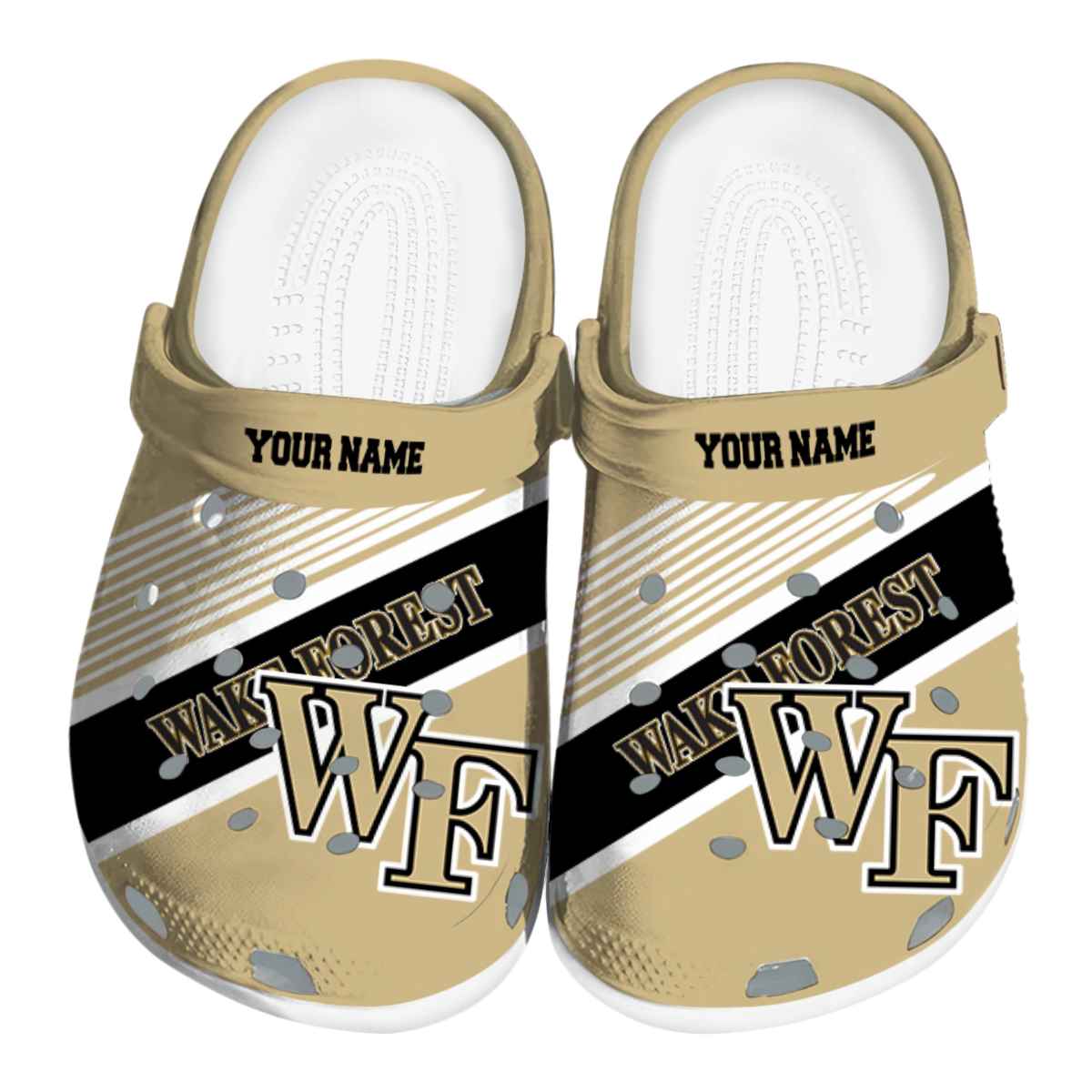 Wake Forest Demon Deacons 2025 NCAA Sport Crocs Clogs For Men Women and Kids - GNL1465401