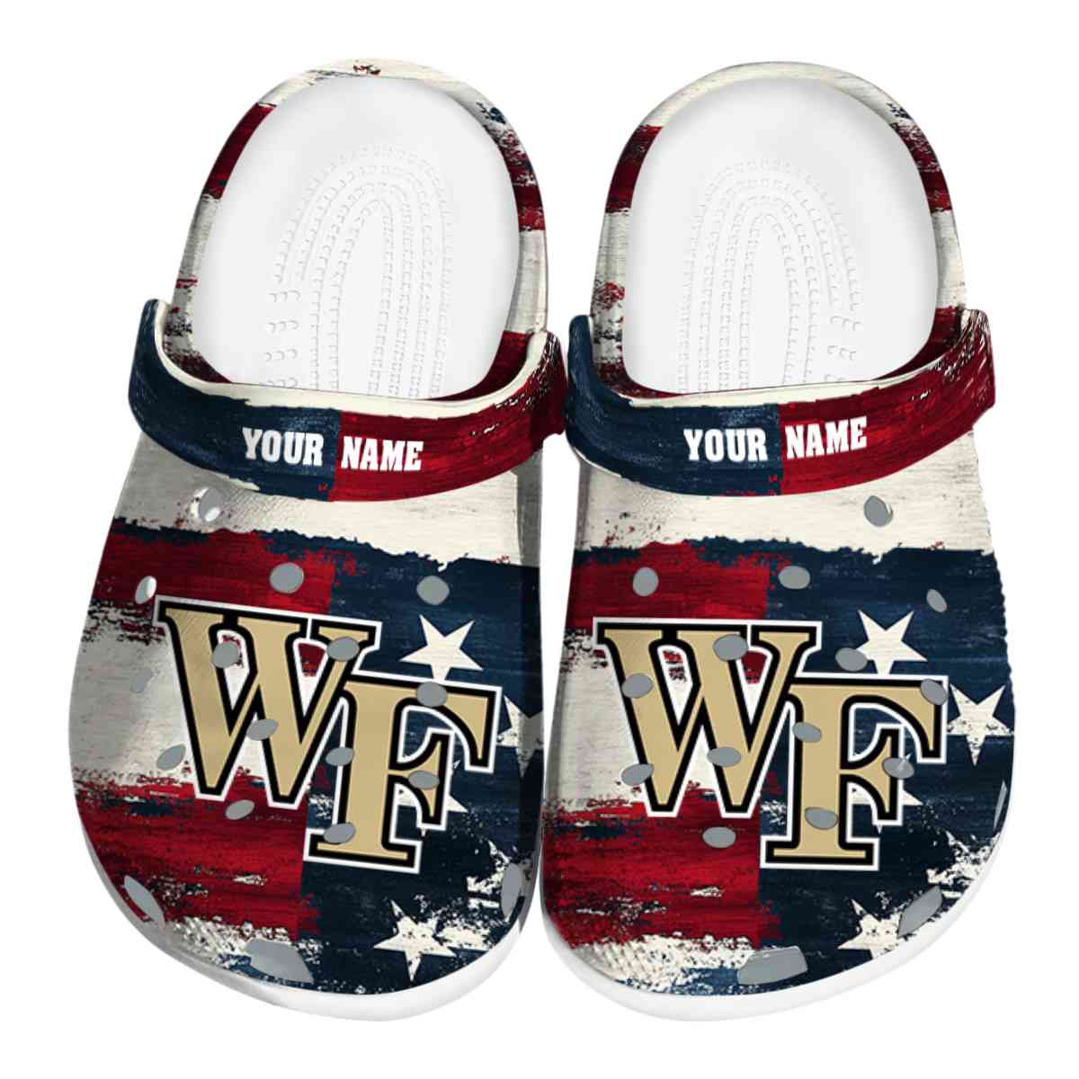 Wake Forest Demon Deacons 2025 NCAA Sport Crocs Clogs For Men Women and Kids - GNL1465397