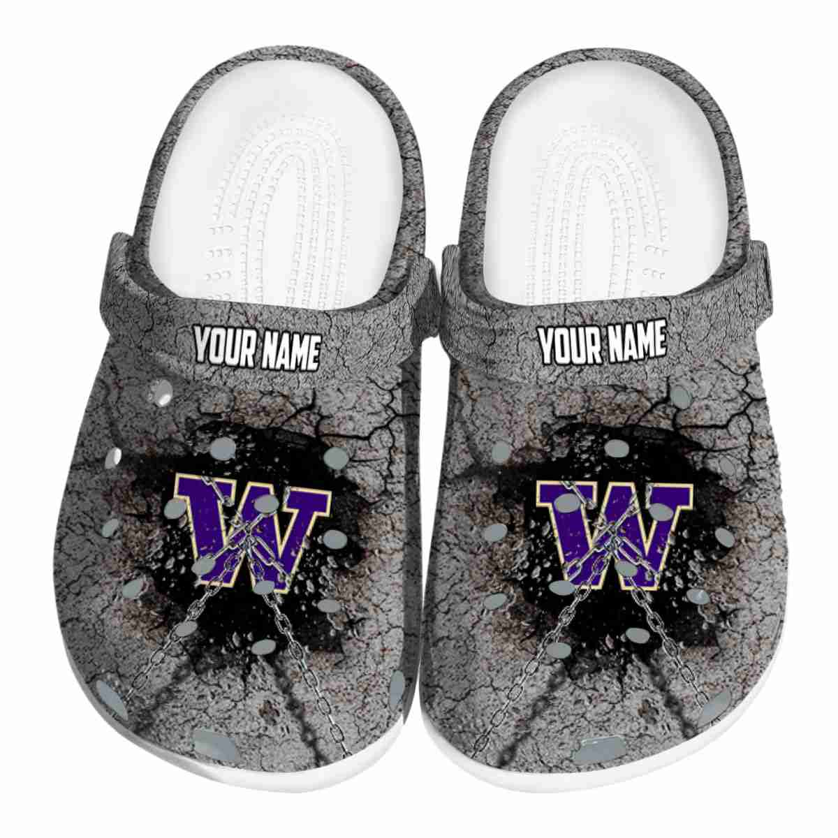 Washington Huskies 2025 NCAA Sport Crocs Clogs For Men Women and Kids - GNL1465429