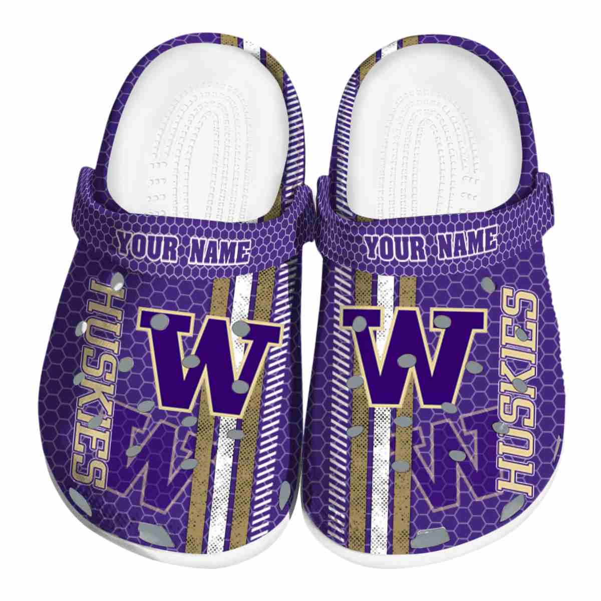 Washington Huskies 2025 NCAA Sport Crocs Clogs For Men Women and Kids - GNL1465442