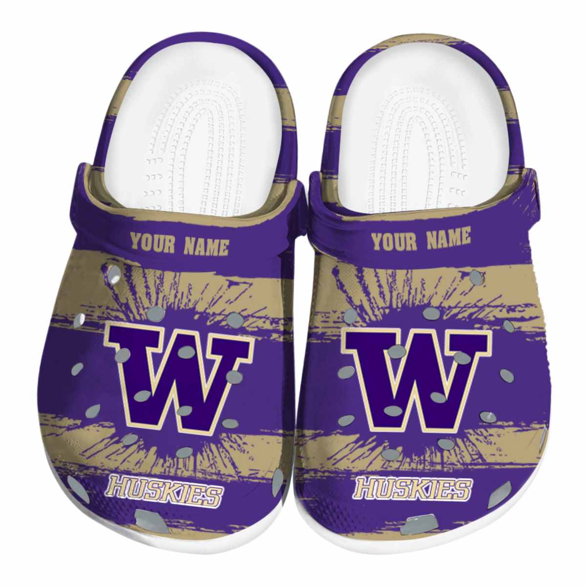 Washington Huskies 2025 NCAA Sport Crocs Clogs For Men Women and Kids - GNL1465440