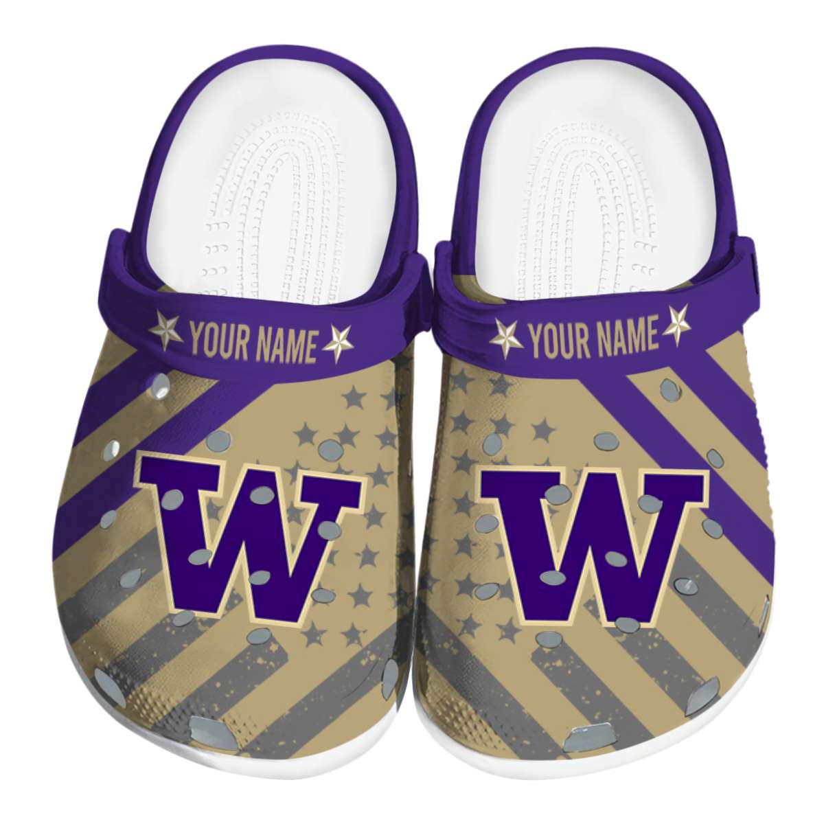 Washington Huskies 2025 NCAA Sport Crocs Clogs For Men Women and Kids - GNL1465424