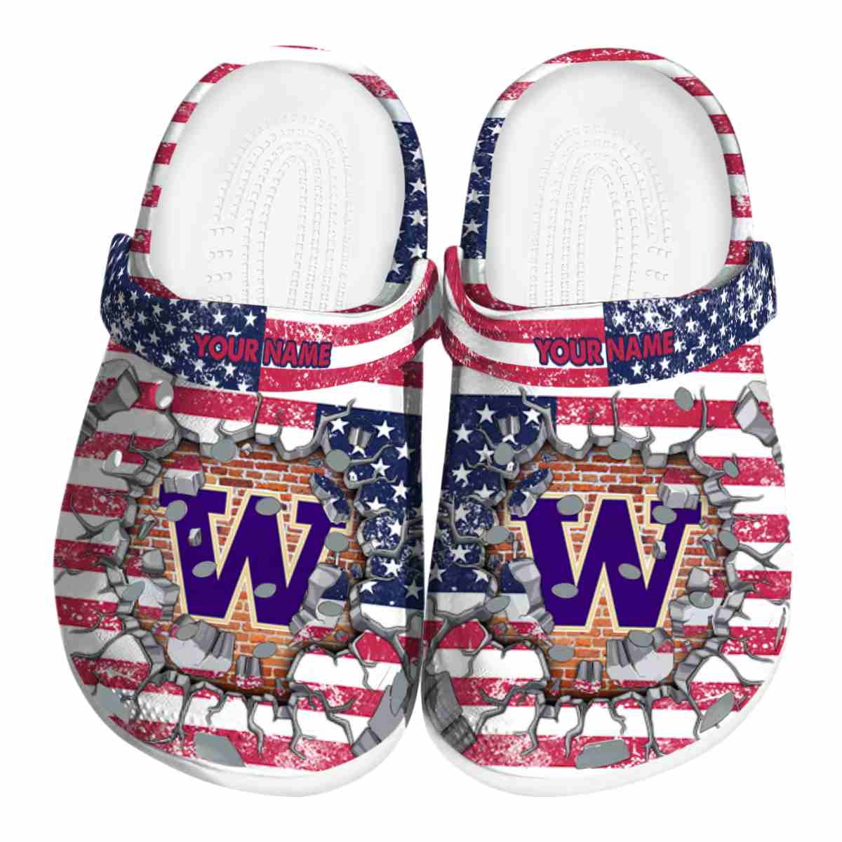 Washington Huskies 2025 NCAA Sport Crocs Clogs For Men Women and Kids - GNL1465437