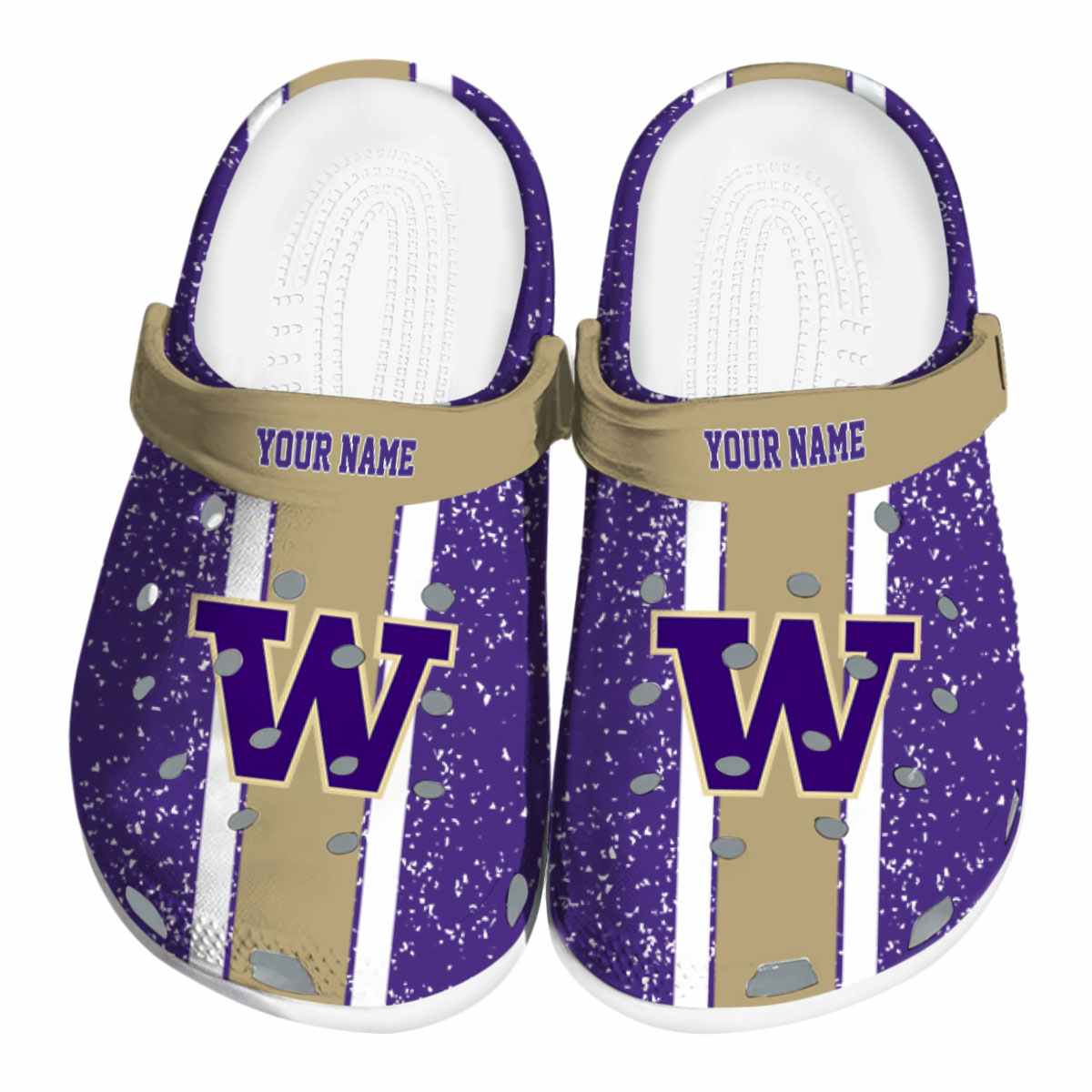 Washington Huskies 2025 NCAA Sport Crocs Clogs For Men Women and Kids - GNL1465438