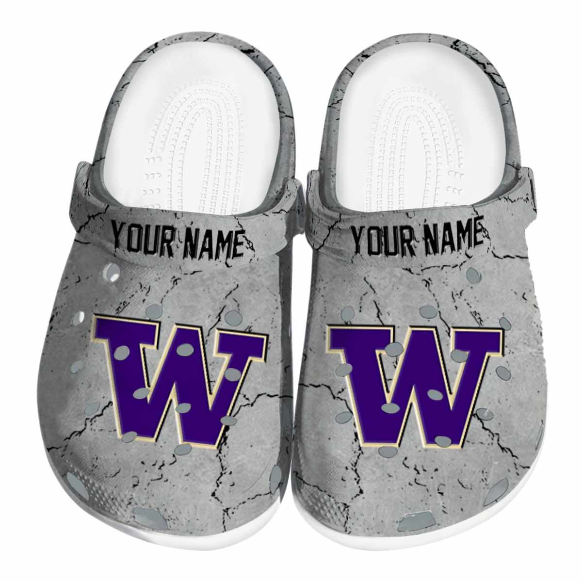 Washington Huskies 2025 NCAA Sport Crocs Clogs For Men Women and Kids - GNL1465435