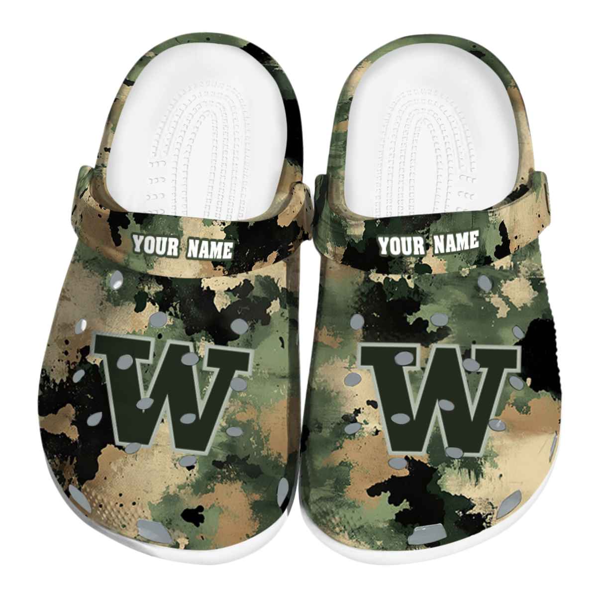 Washington Huskies 2025 NCAA Sport Crocs Clogs For Men Women and Kids - GNL1465441