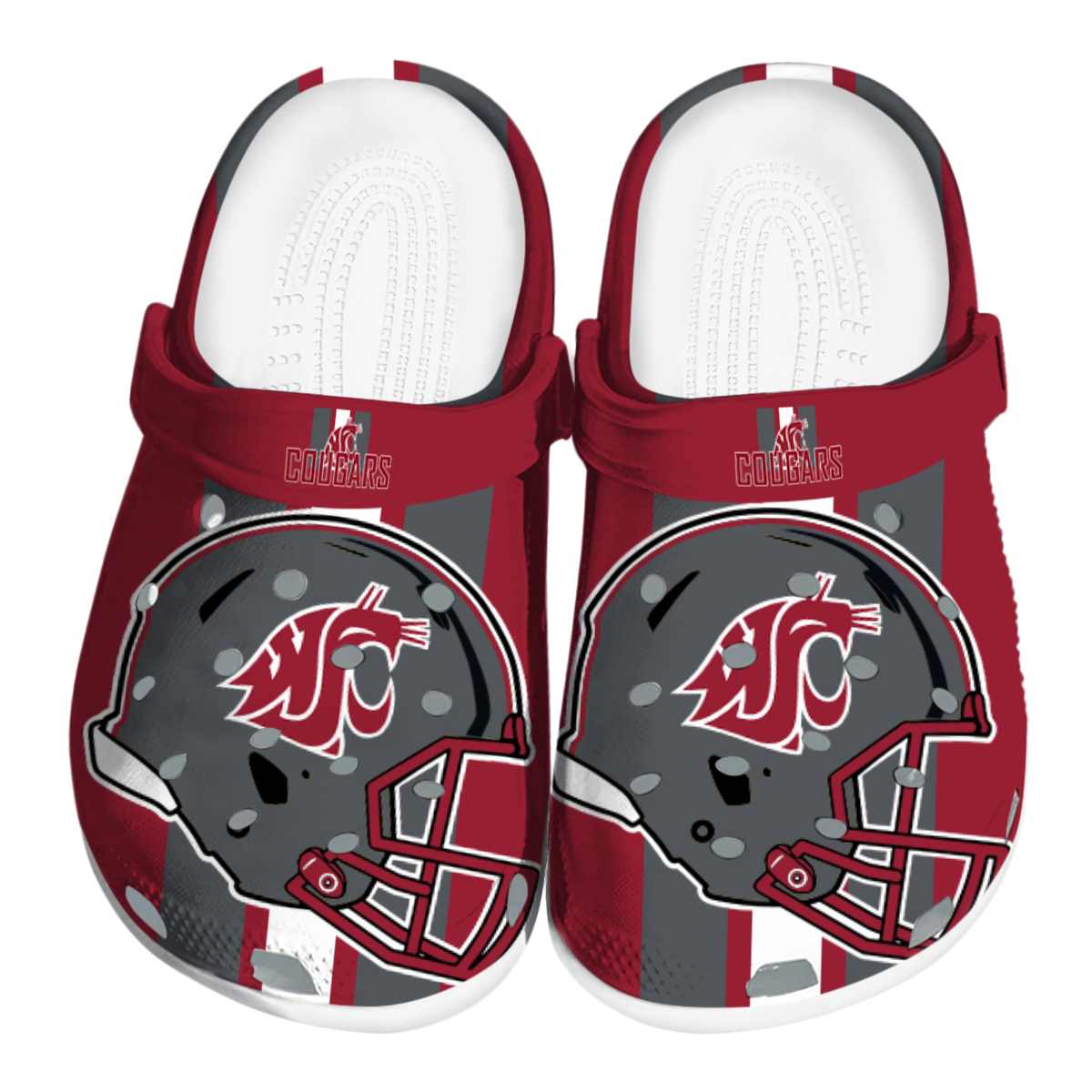 Washington State Cougars 2025 NCAA Sport Crocs Clogs For Men Women and Kids - GNL1465469