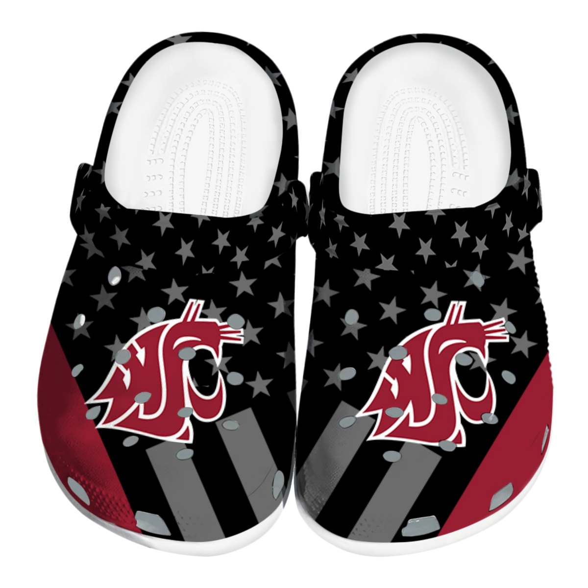 Washington State Cougars 2025 NCAA Sport Crocs Clogs For Men Women and Kids - GNL1465470