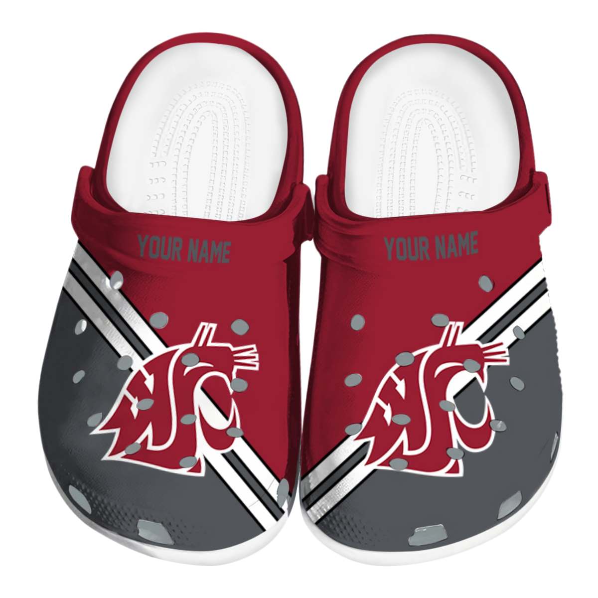 Washington State Cougars 2025 NCAA Sport Crocs Clogs For Men Women and Kids - GNL1465471