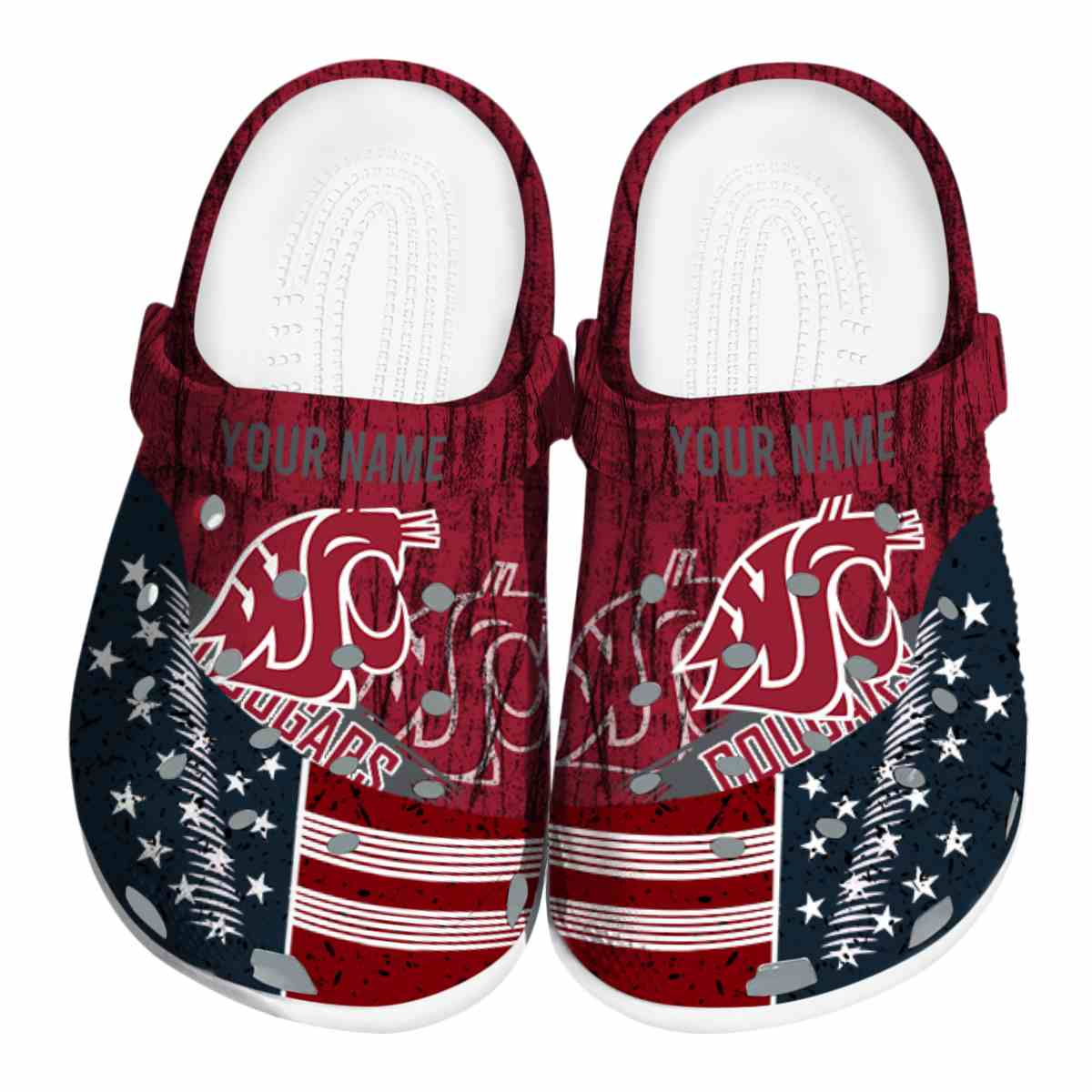 Washington State Cougars 2025 NCAA Sport Crocs Clogs For Men Women and Kids - GNL1465453