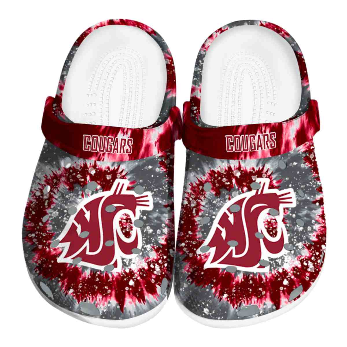 Washington State Cougars 2025 NCAA Sport Crocs Clogs For Men Women and Kids - GNL1465464