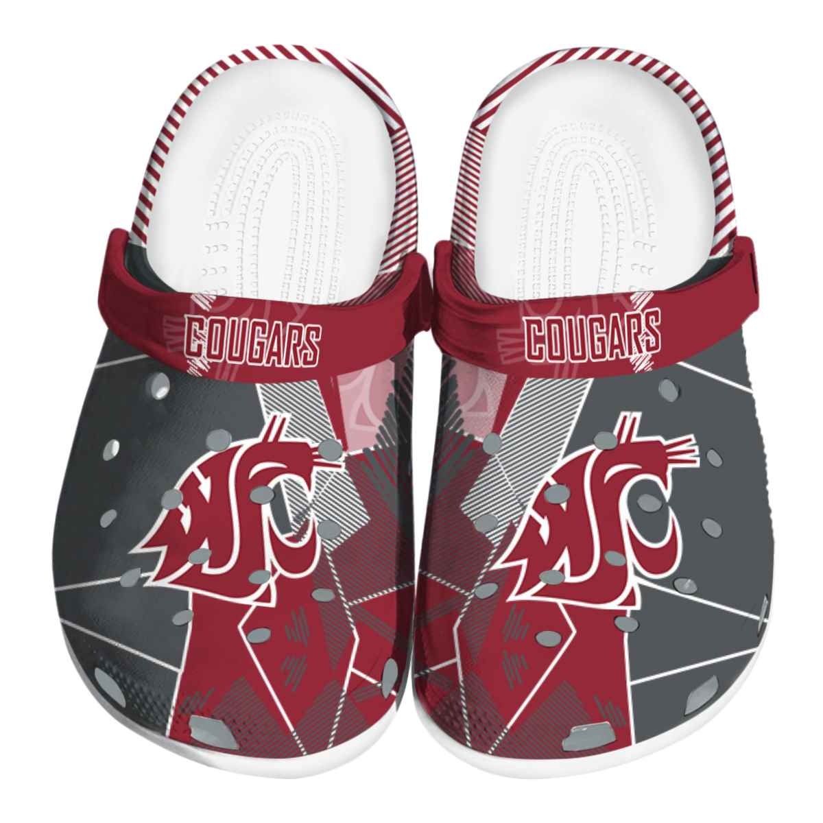 Washington State Cougars 2025 NCAA Sport Crocs Clogs For Men Women and Kids - GNL1465465