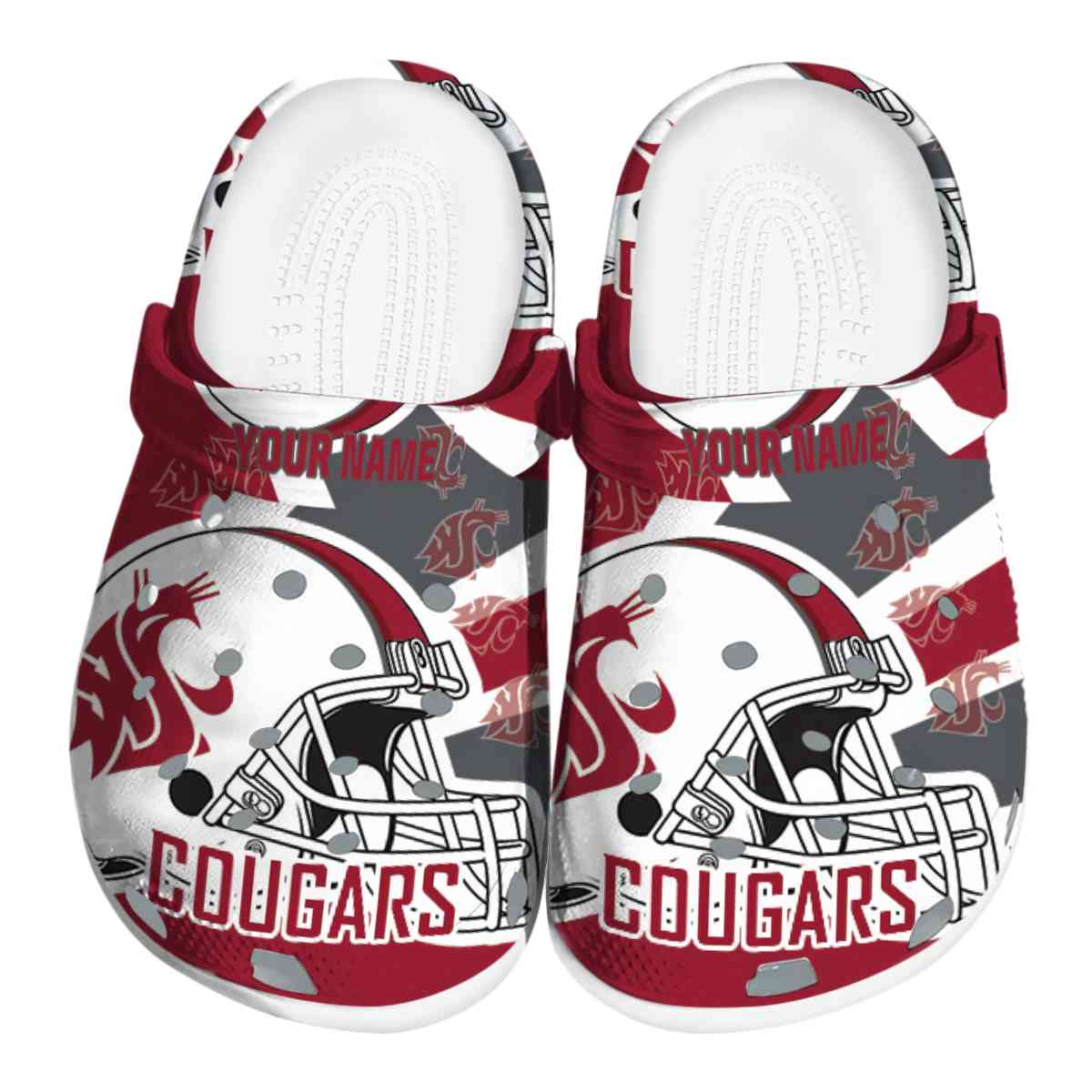 Washington State Cougars 2025 NCAA Sport Crocs Clogs For Men Women and Kids - GNL1465474