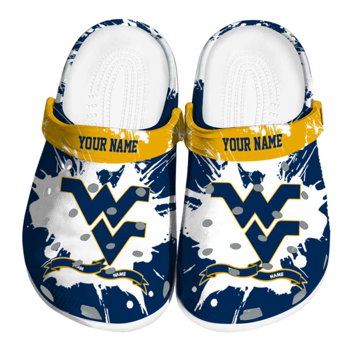 West Virginia Mountaineers 2025 NCAA Sport Crocs Clogs For Men Women and Kids - GNL1465484