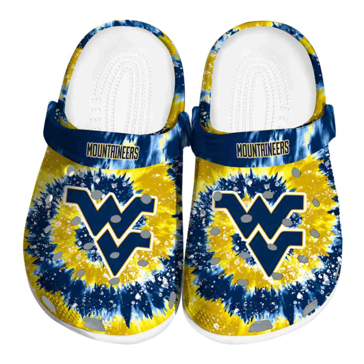 West Virginia Mountaineers 2025 NCAA Sport Crocs Clogs For Men Women and Kids - GNL1465488