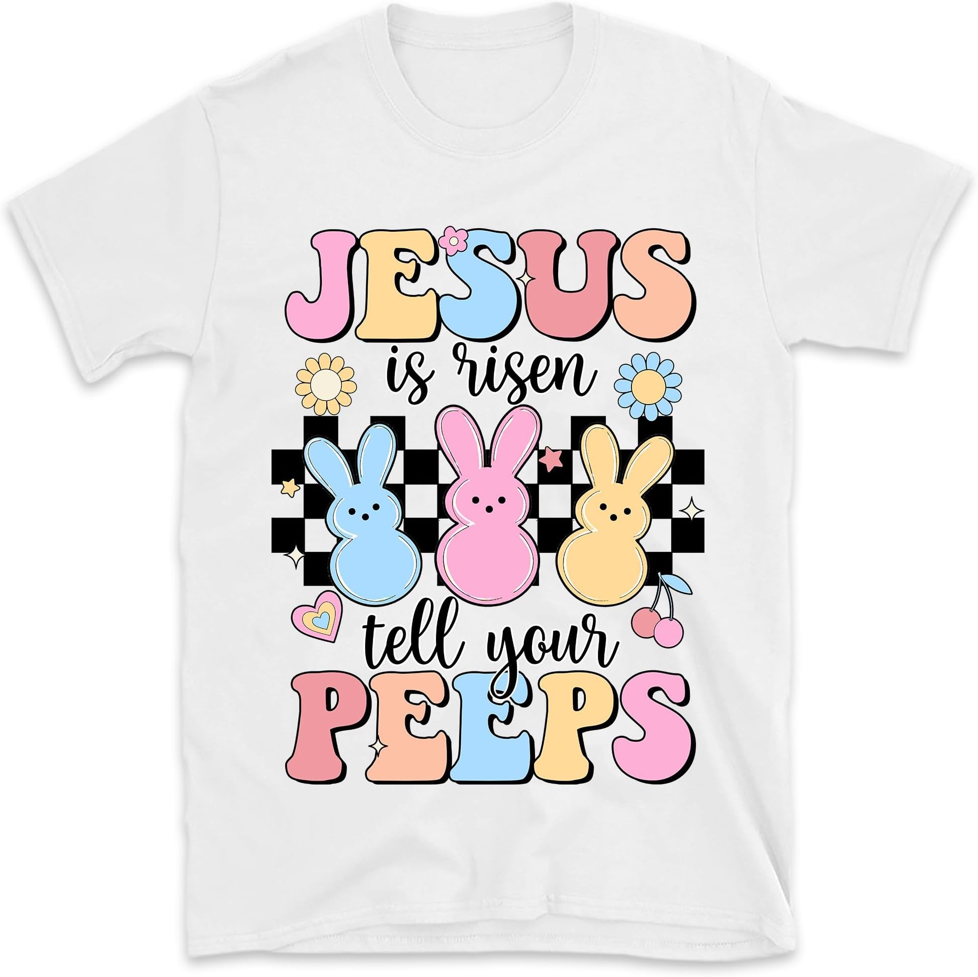 Jesus is Risen Tell Your Peeps Shirt, Easter Christian Kids Shirt, Jesus Easter Shirt, He is Risen Shirt, Religious Easter Shirt, Small