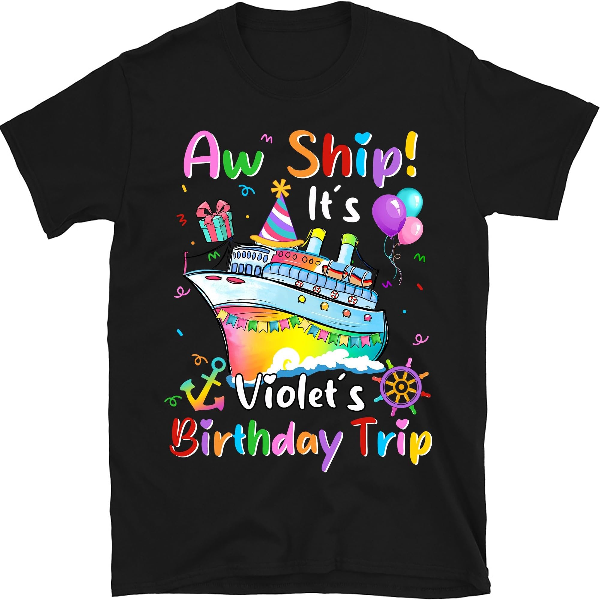 Personalized It's A Birthday Trip Shirt, Matching Birthday Cruise Crew, Birthday Trip Shirt Birthday Gift