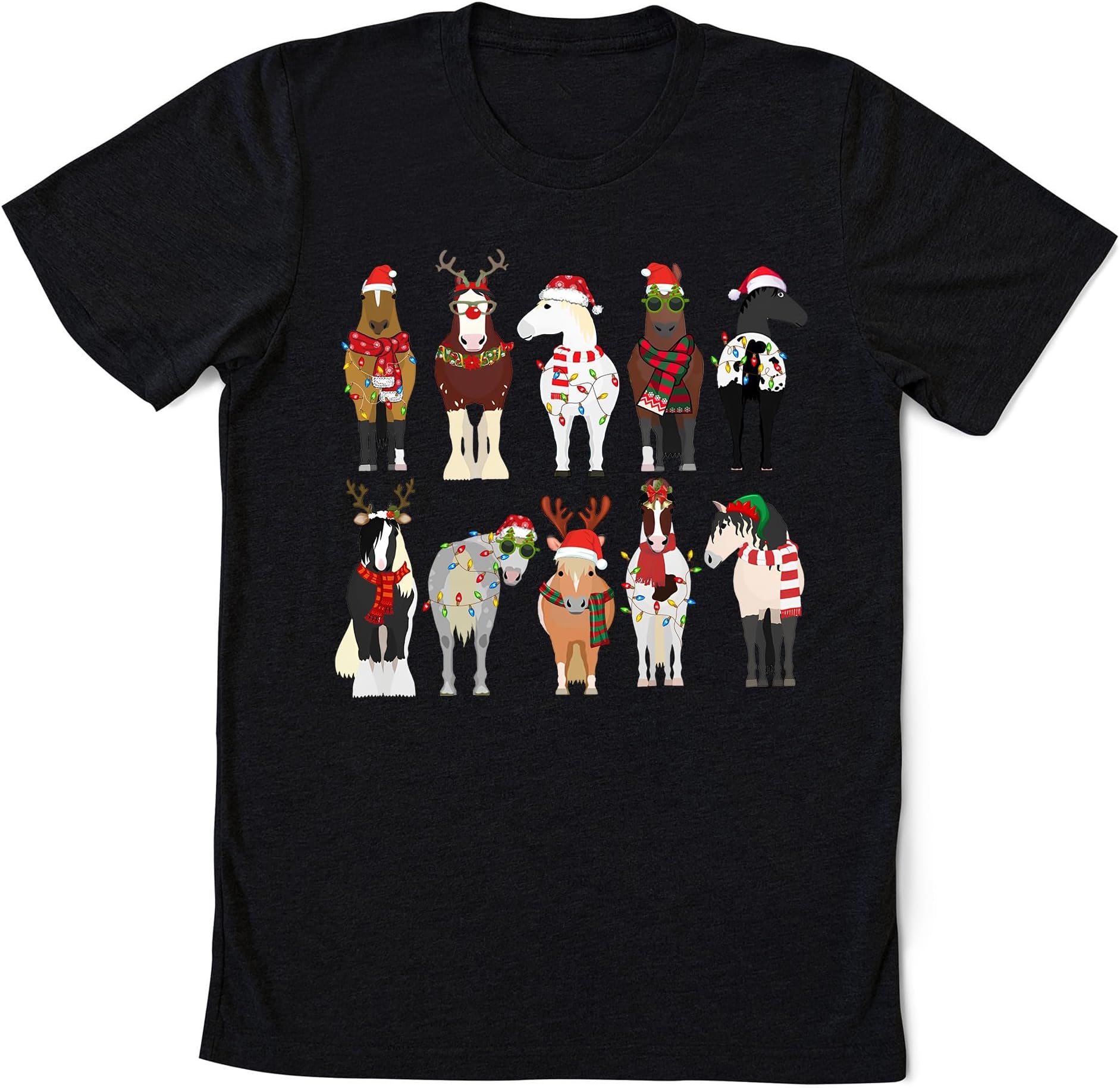 Cute Horse Christmas Sweatshirt, Merry Horsemas Shirt, Christmas Farm Animals Shirt, Horse Lover Shirt, Horse Christmas Shirt