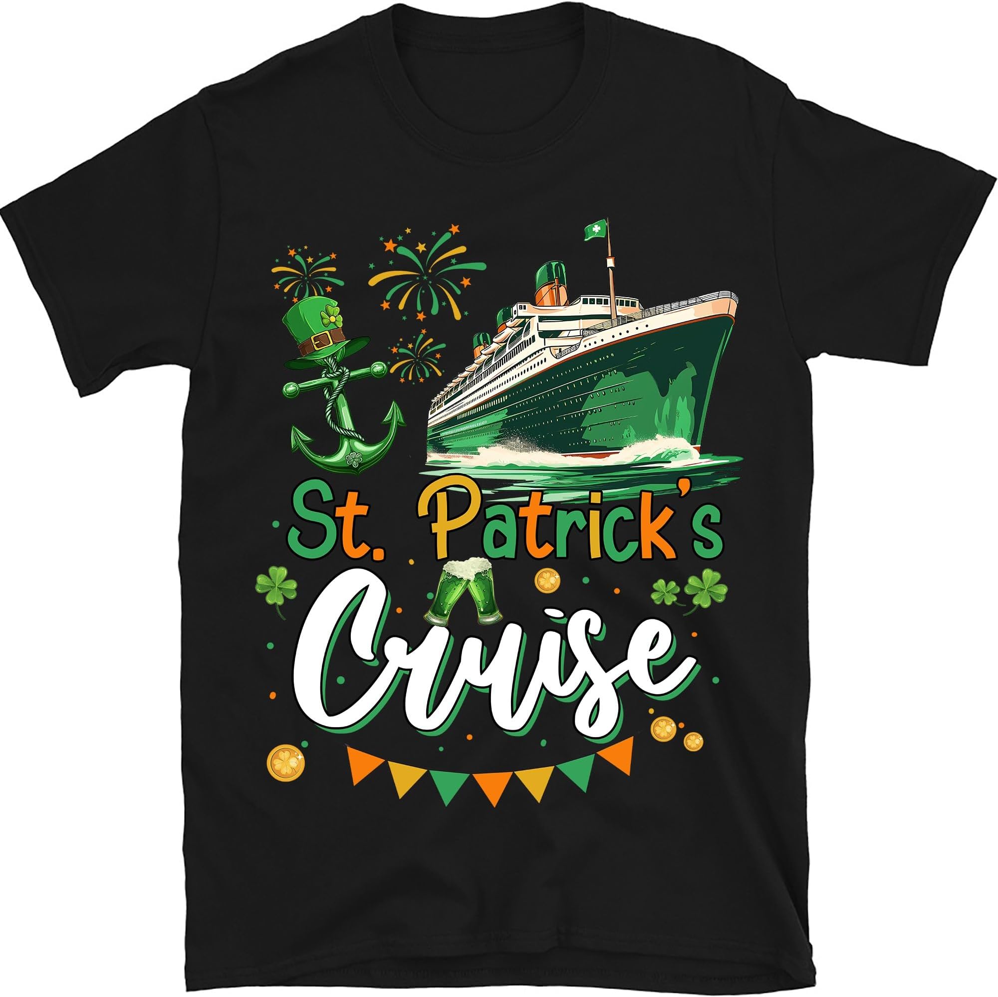 Funny St Patricks Cruise Shirts, Group Cruise Shirts, Saint Patricks Day Cruise 2024 Sweatshirt, Matching St. Patrick's Day Shirts, St Patty's Gift, Small