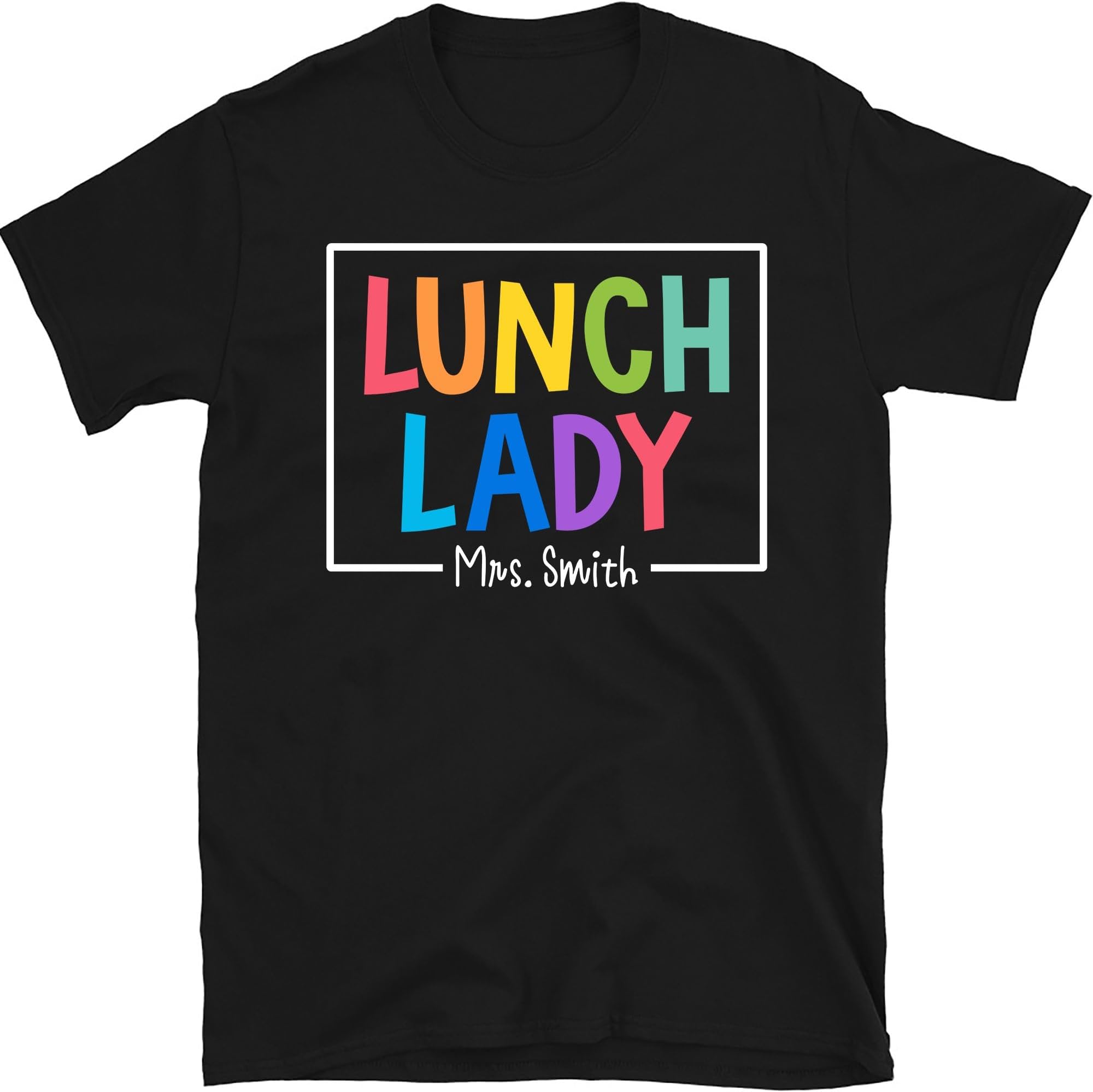 Custom Lunch Lady Shirt, Lunch Squad Shirt, Cafeteria Crew, Back to School Shirt Gift for Lunch Ladies, Small
