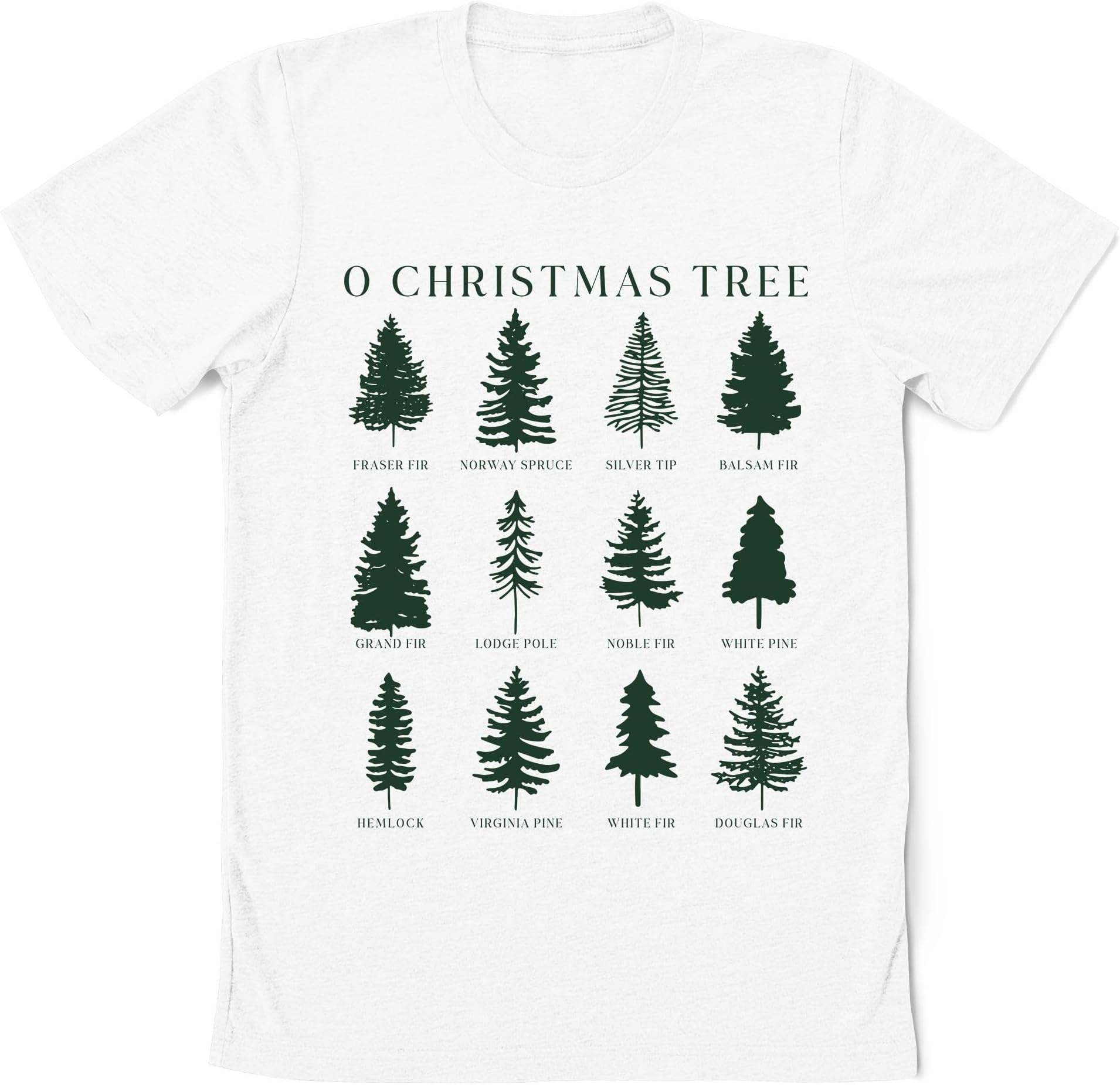 O Christmas Tree Shirt, Oh Christmas Tree Types Shirt, Christmas Holiday Ugly Sweater, Christmas Pajamas, Merry Christmas Party Gift