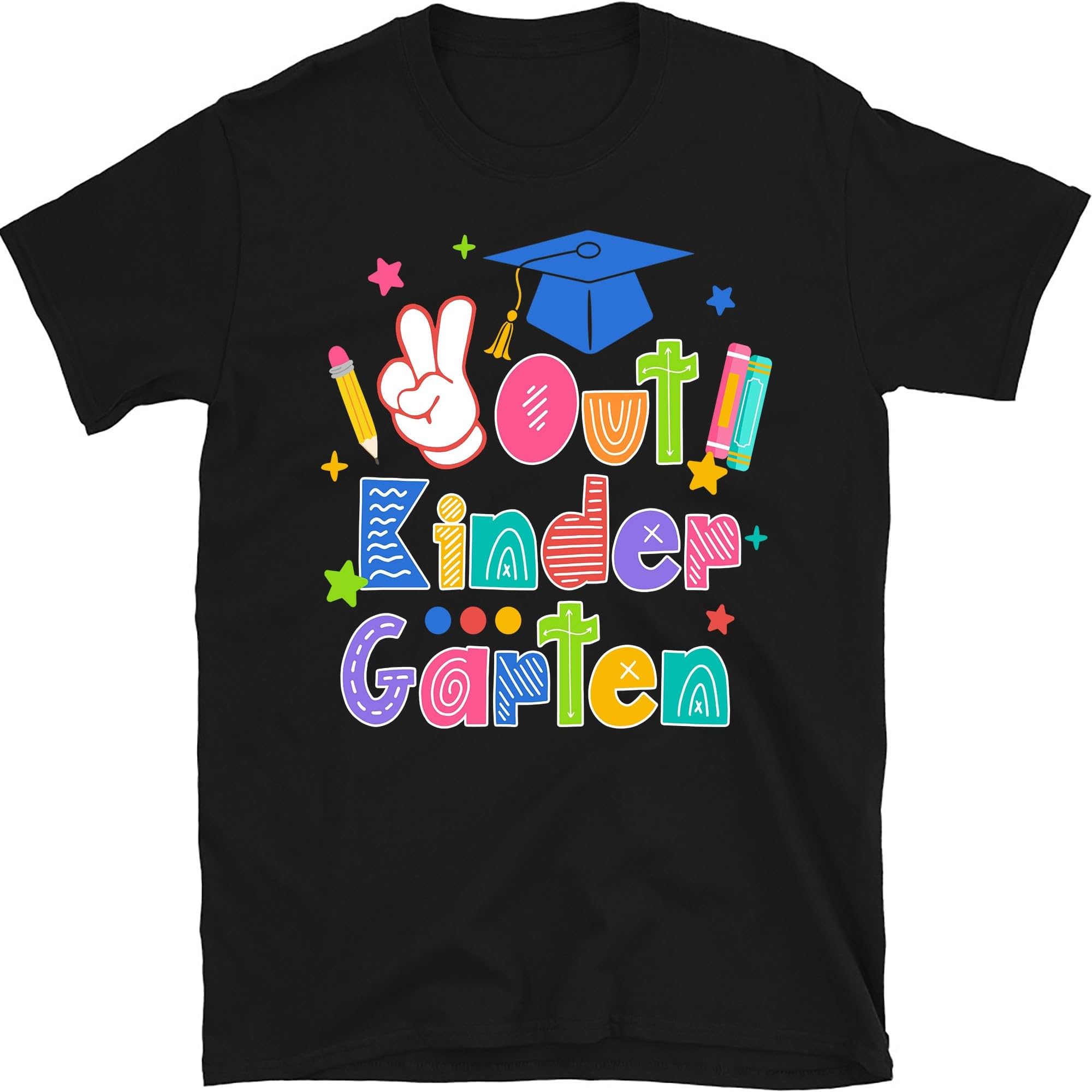 Peace Out School Shirt, Last Day of School Shirt, End of School Shirt, Graduation Shirt, Teacher, Retro Wavy, Small