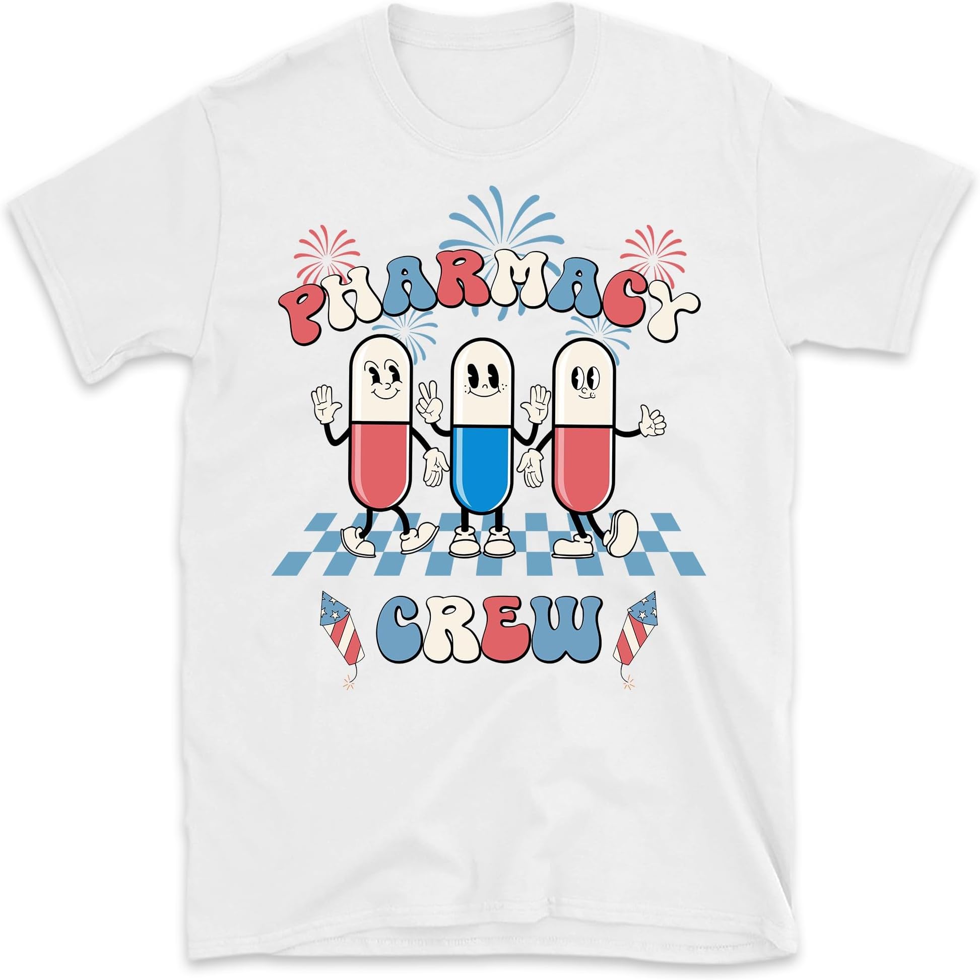 Pharmacist 4th of July Shirt, Pharmacy Tech Shirt, Pharmacy Squad Shirts, Pharmacy Student Gift, 4th of July Outfit, Small