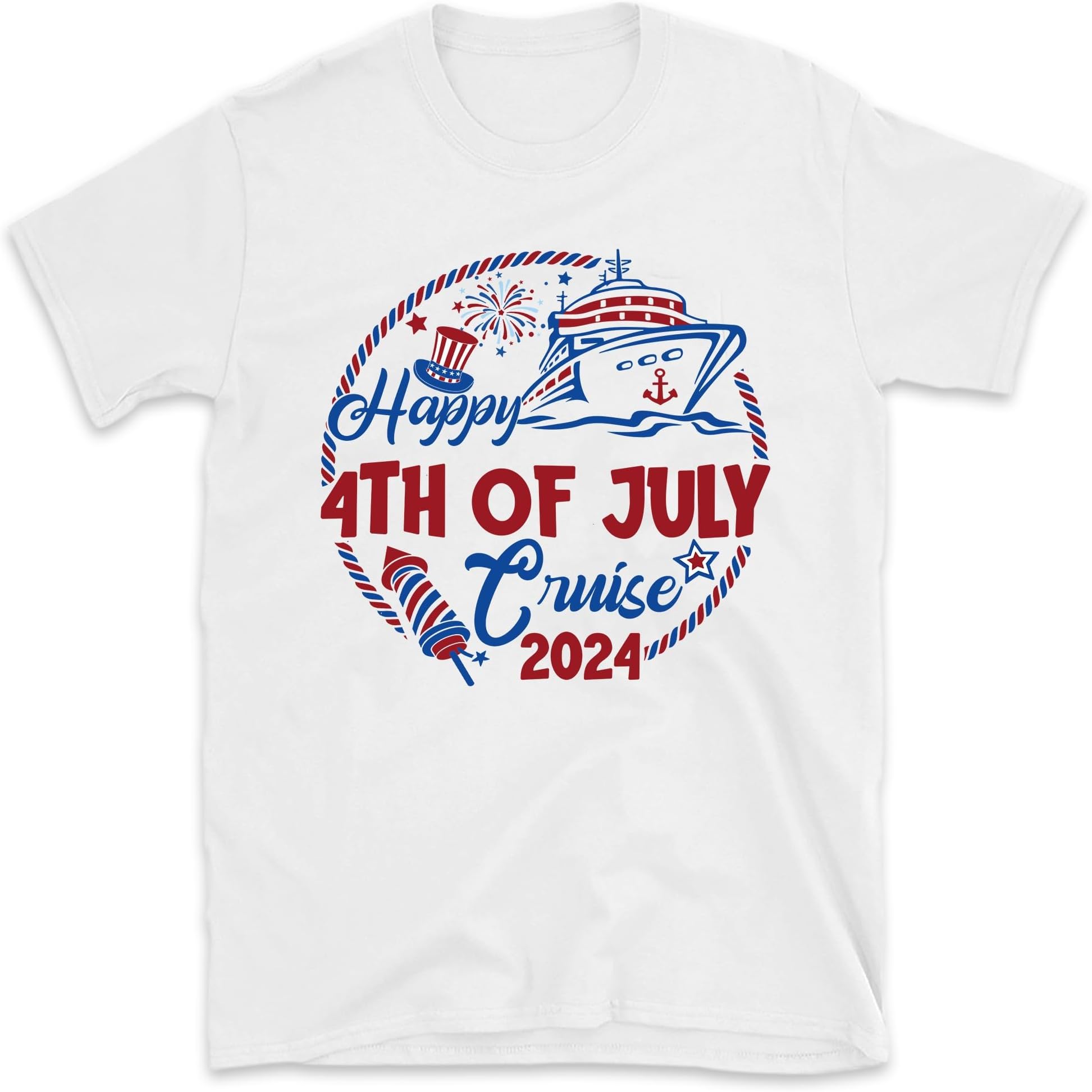Happy 4th of July Cruise Shirt, Patriotic Cruise Shirt, 4th of July Cruise Squad Shirts, Cruise Shirt