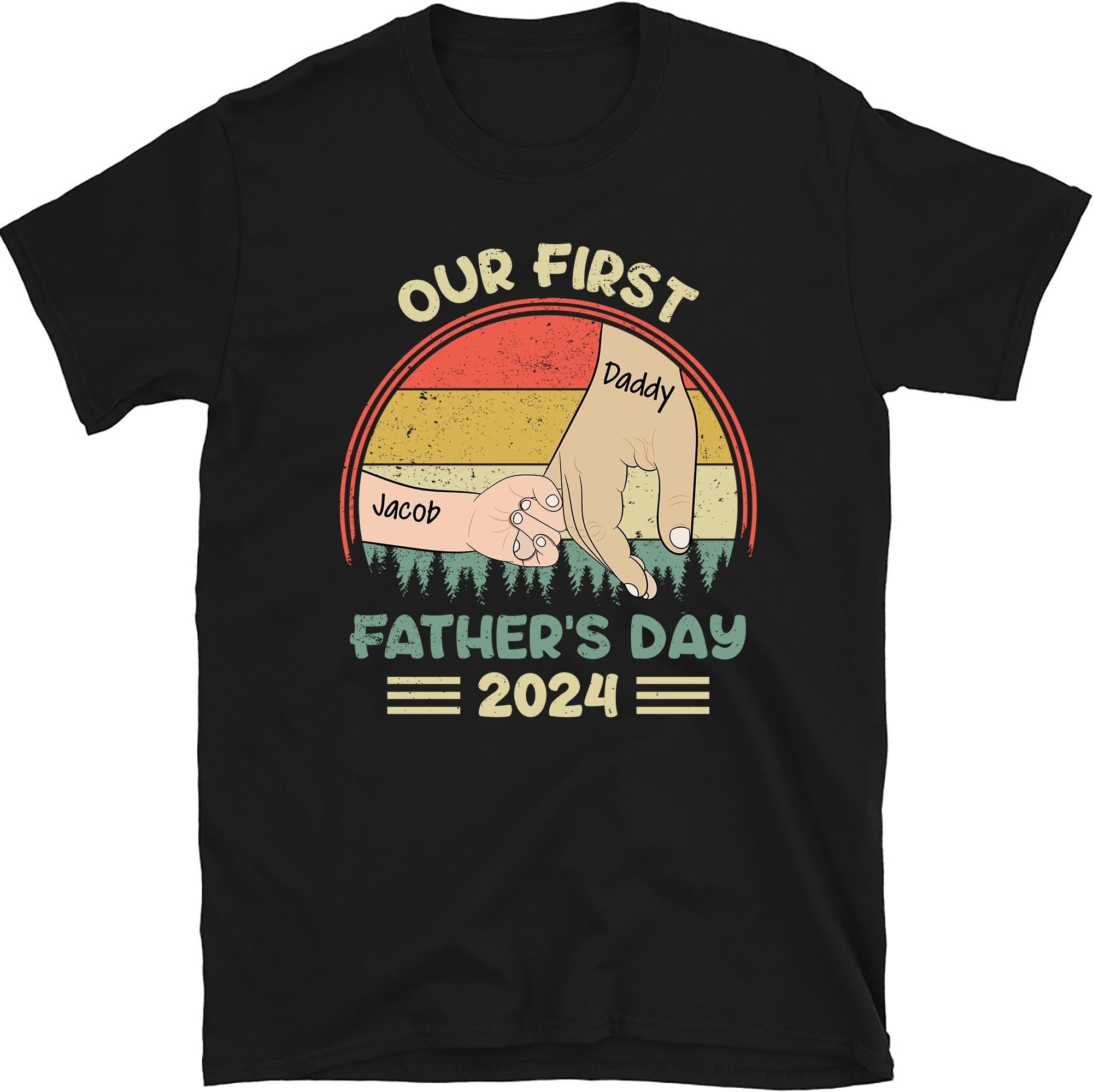 Custom First Father's Day Shirt, Dad and Me Shirt, Fathers Day Matching Shirts, Dad and Son Matching Outfit, Small