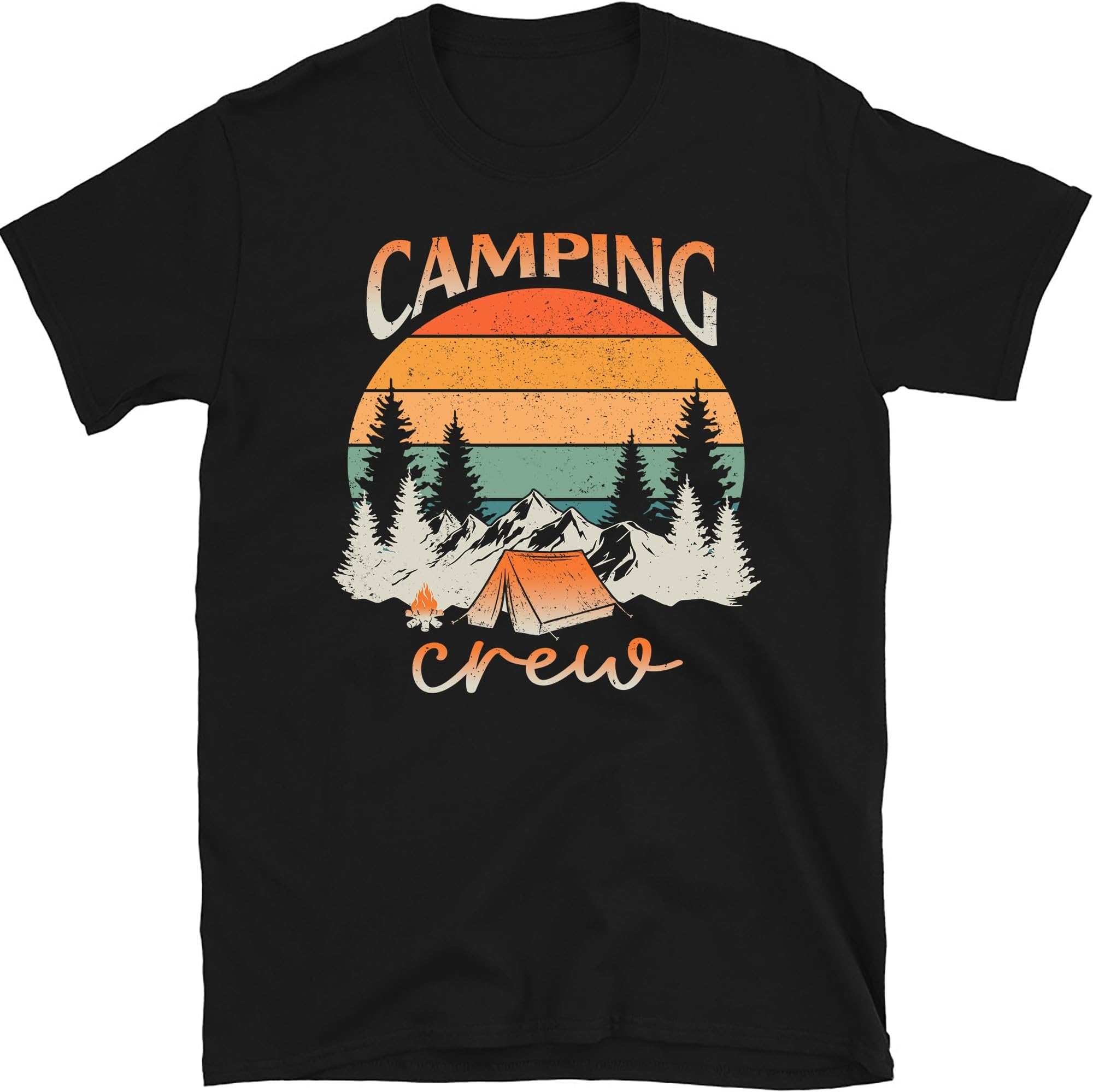 Camping Crew Shirt, Camping Lover Shirt, Camping Squad Shirt, Gift for Camper, Happy Camper Tee, Small