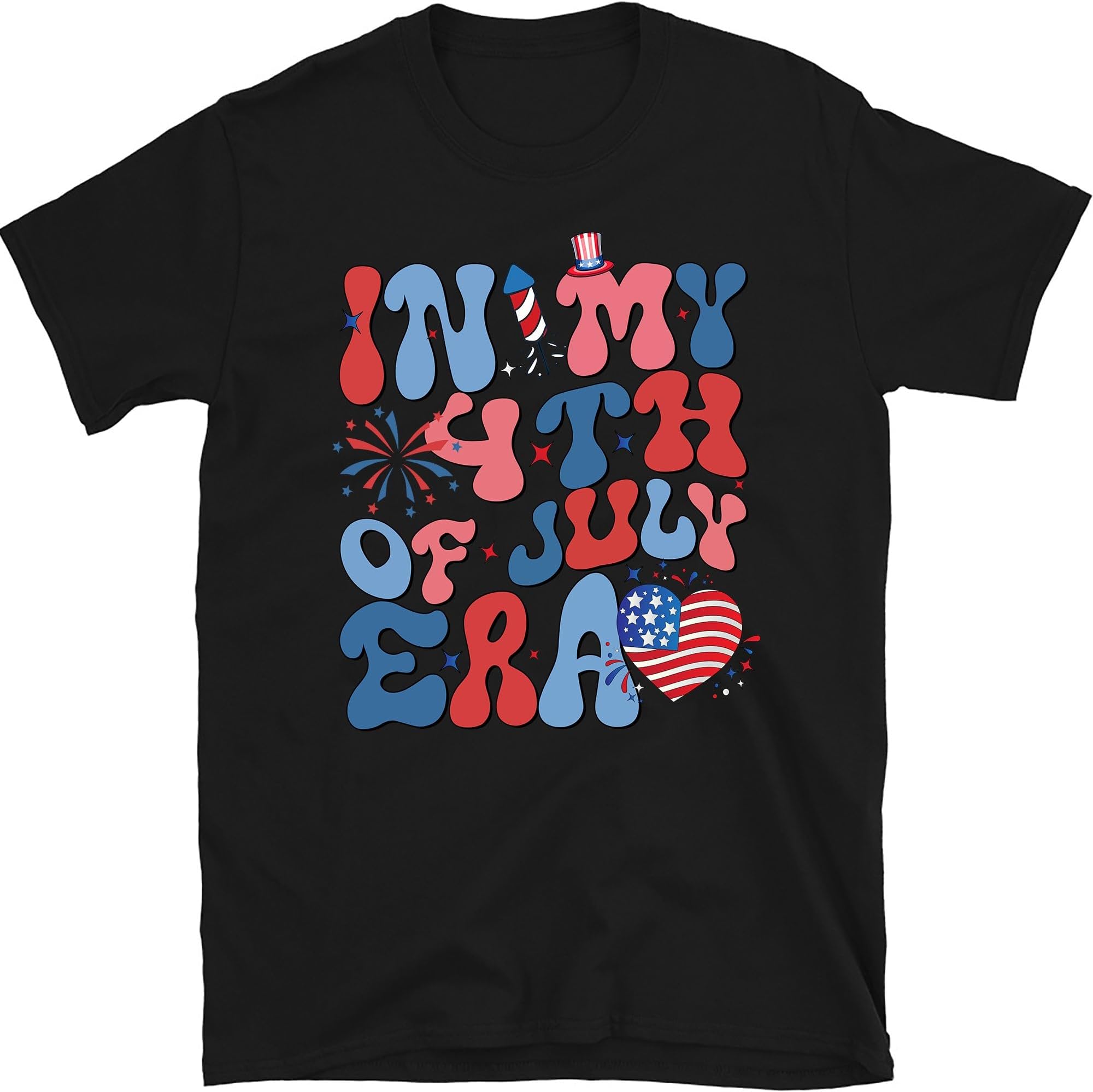 Retro in My 4th of July Shirt, Independence Day Shirt, Fourth of July Shirt, American Family Shirt, Happy 4th of July Shirt, Memorial Day Gift, USA Shirt