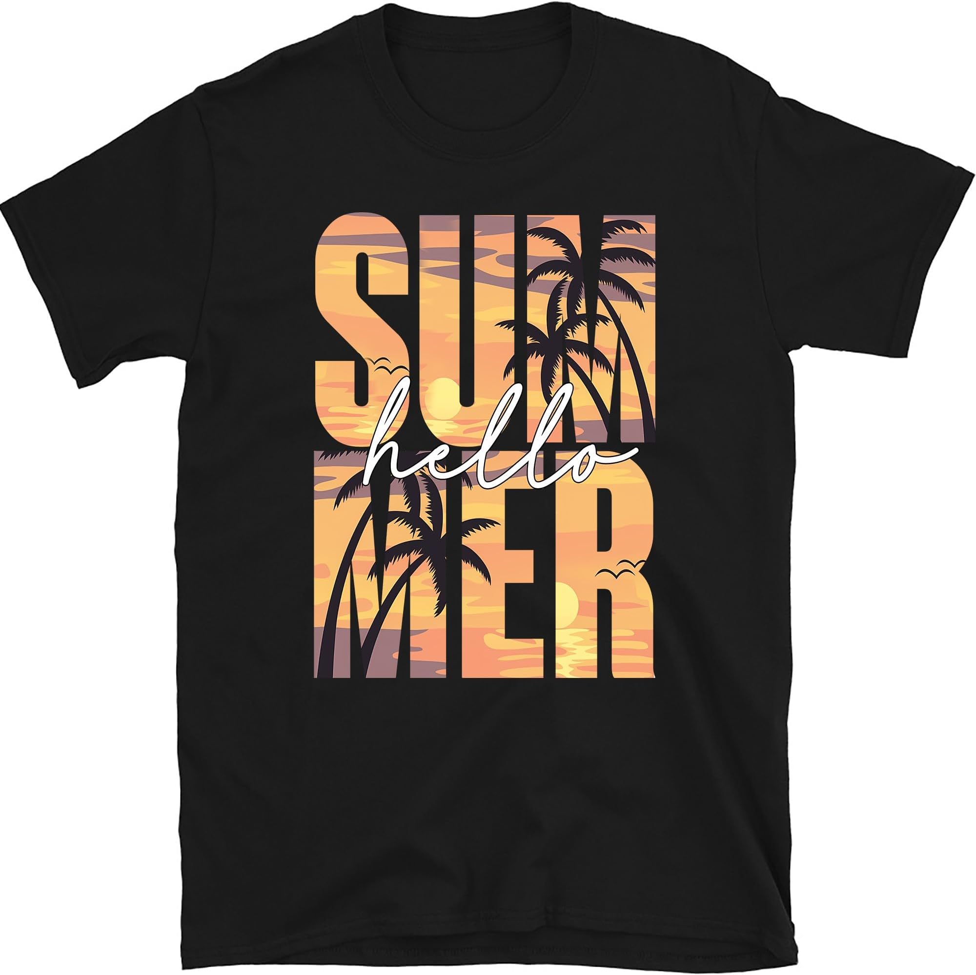 Hello Summer Shirt, Beach Vacation Shirt, Summer Vacation Outfit, Summer Vibes Shirt, Summer Party tee, Vacay Beach Shirts, Small