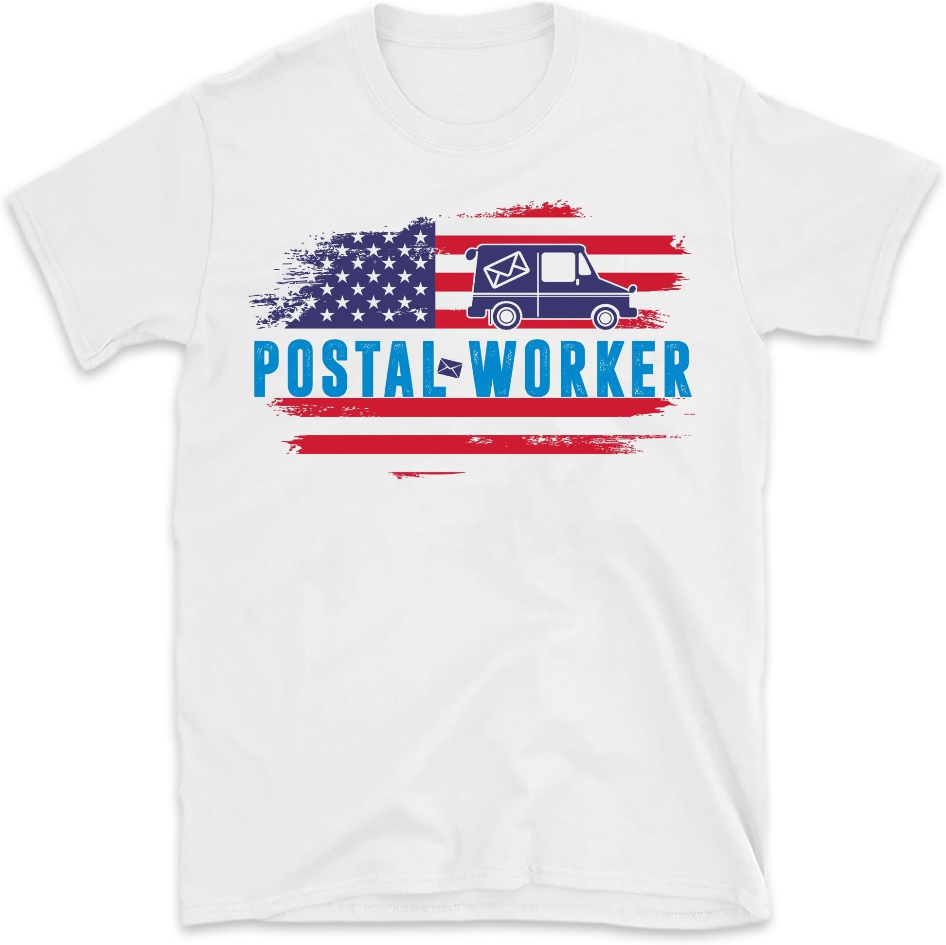 Postal Worker Shirt,Mail Carrier Shirt,Post Office Shirt,US Flag Postman Gift,Office Gift,Postal Worker Tee,Mail Lady, Small