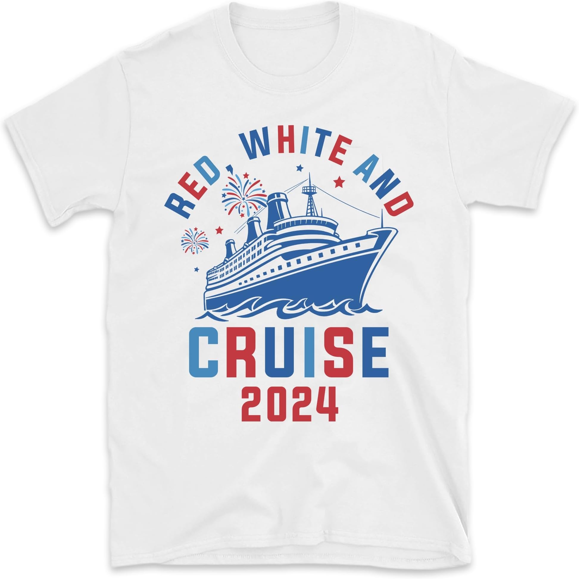 4th of July Cruise Squad 2024 Shirts, Red White and Cruise Shirt, 4th of July Cruise Squad Shirt, Patriotic Cruise Shirt, Family Cruise Shirts, Small