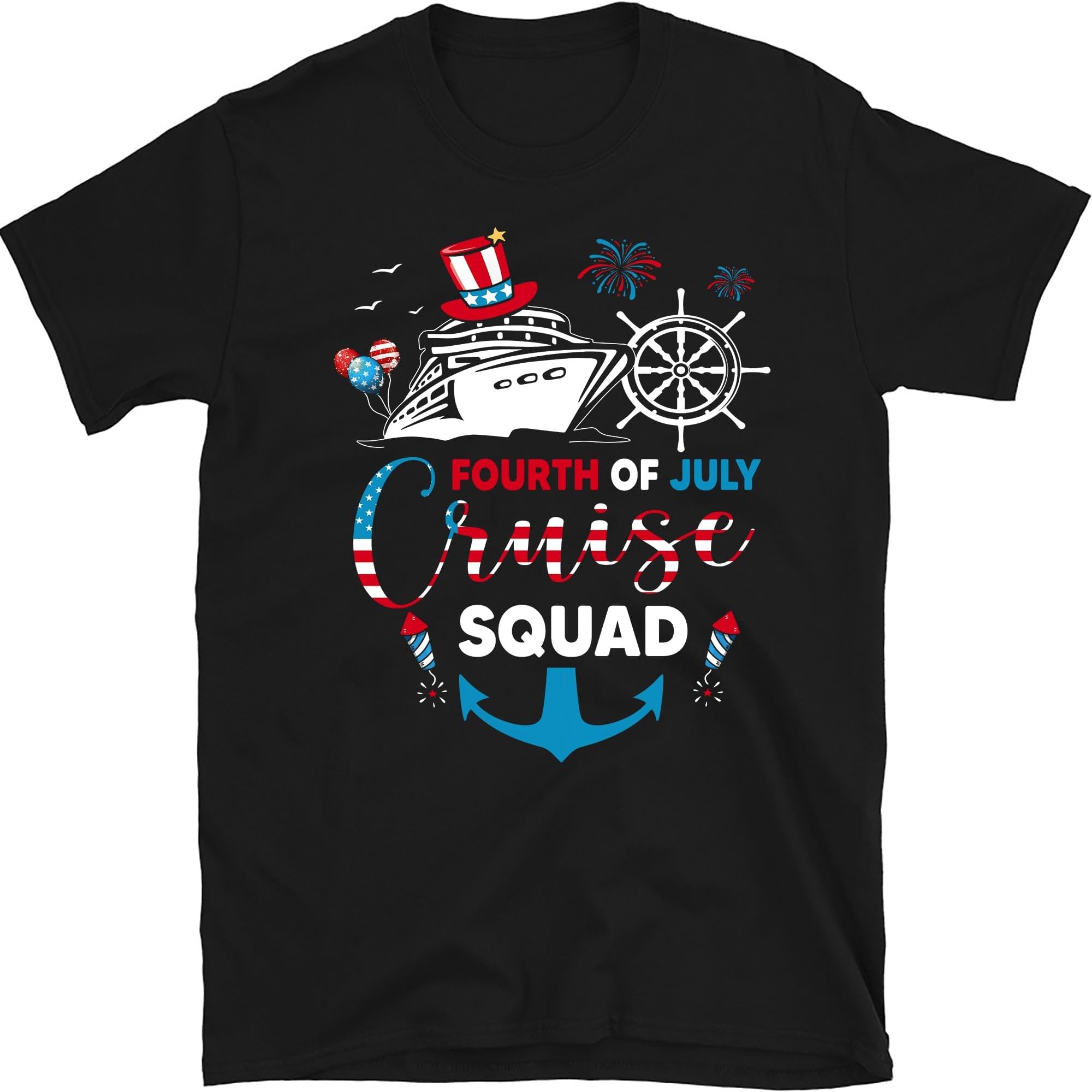 4th of July Cruise Squad Patriotic Cruising Family Matching