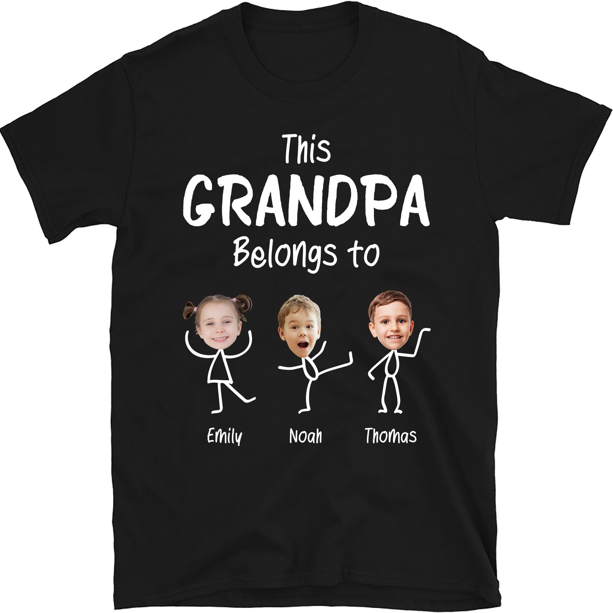 Personalized Grandpa Shirt, Grandpa Birthday T-Shirt, Grandpa Tee, Grandpa Gift from Grandson or Granddaughter, Father's Day Shirt, Small