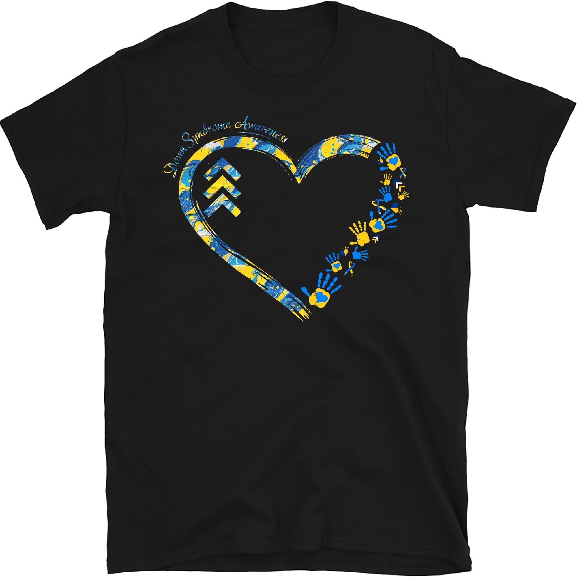 Down Syndrome Awareness Heart Shirt, Down Syndrome Mom Shirt, Sped Teacher Shirt, Down Right Perfect, 3 21 Shirt, Small