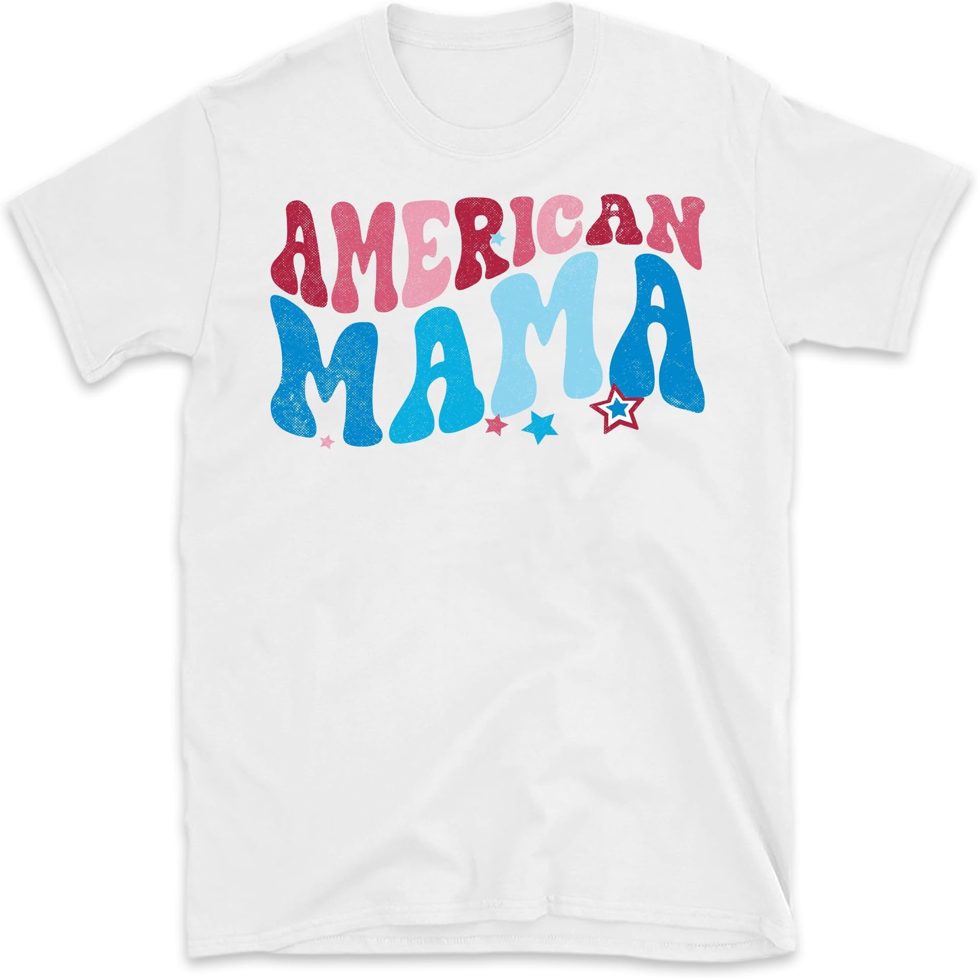 American Mama Shirt, 4th of July Mama Tee, Retro Americana Shirt, USA Shirt, Patriotic Tee, America Tee, Small