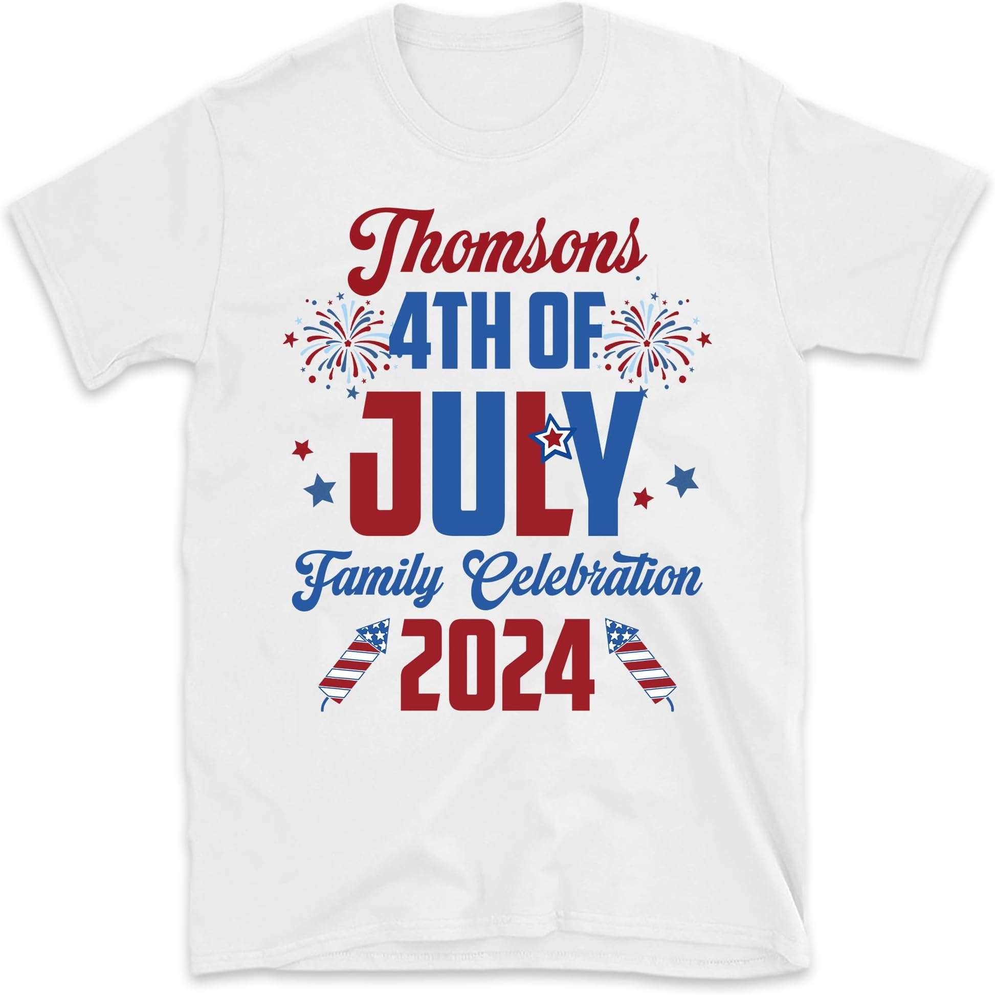4th of July Family Celebration 2024 Shirt, All American Family Shirts, 4th of July Family Shirts, Fourth of July Matching Shirts