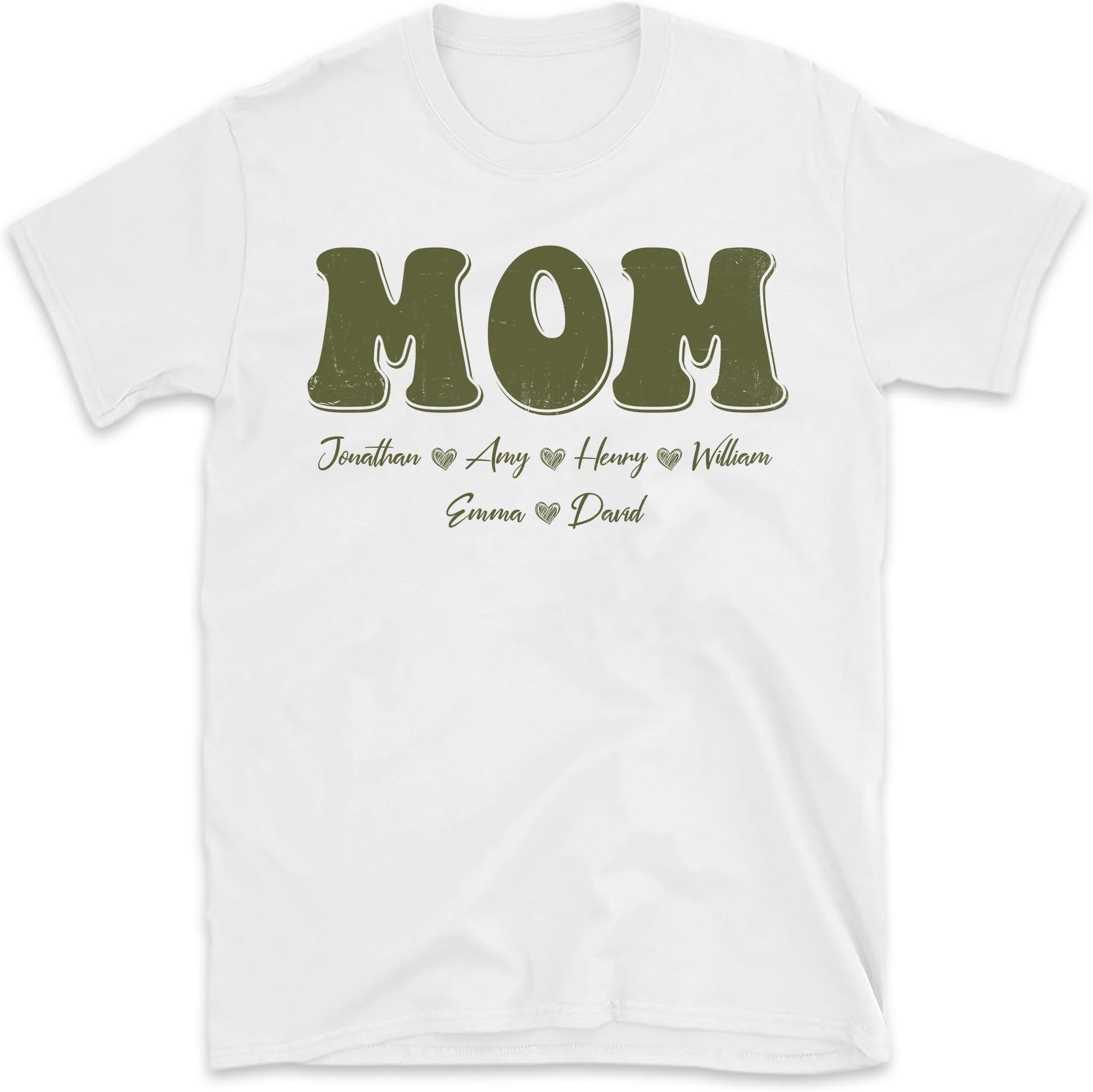 Customized Nana Shirt with Kids Names, Mom Shirt, Dad Shirt, Papa Shirt, Fathers Day Shirt, Gift for Mom, Gift for Grandma, Military Shirts