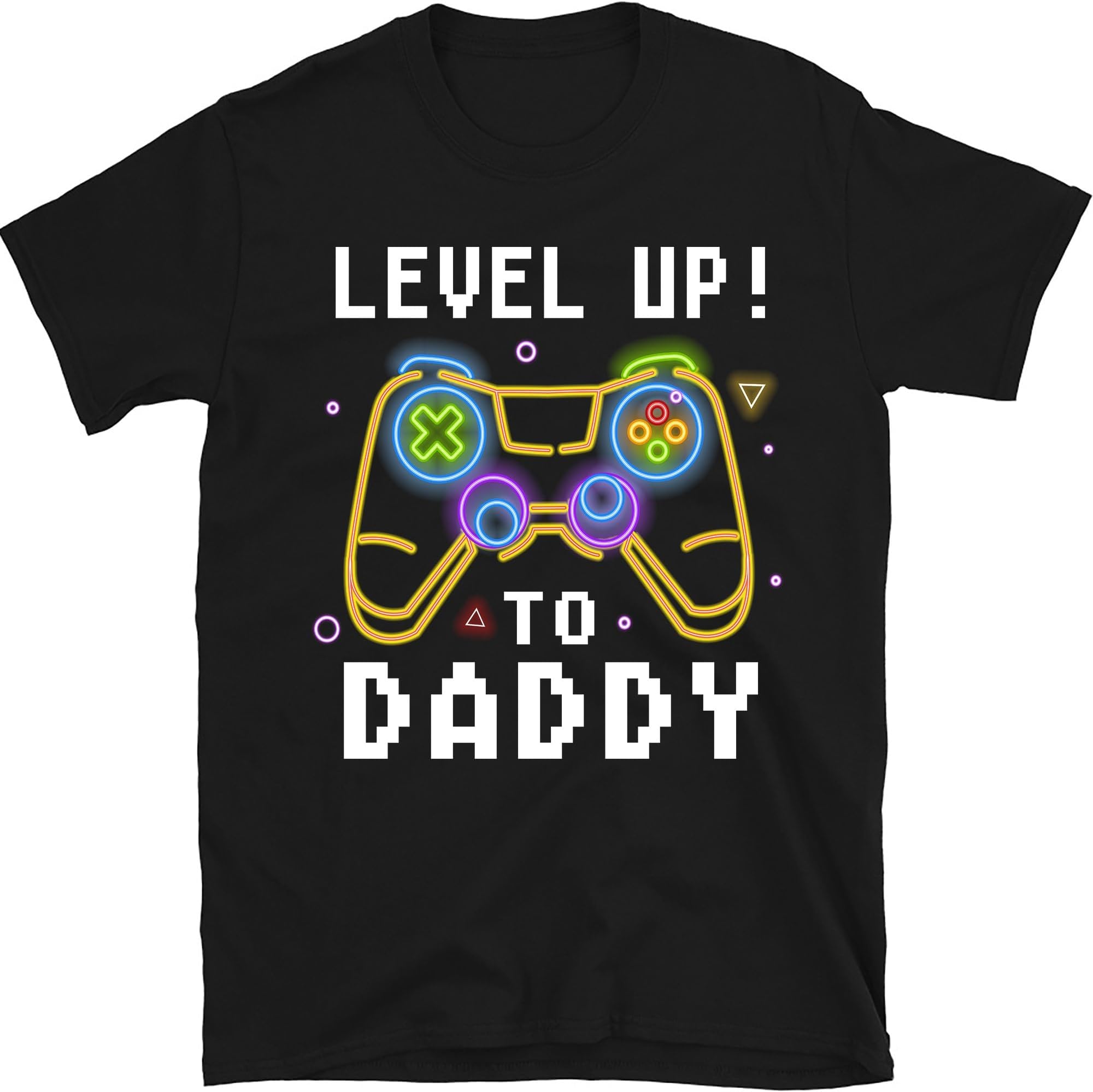 Level Up to Daddy Gamer Dad Pregnancy Announcement Matching, Small