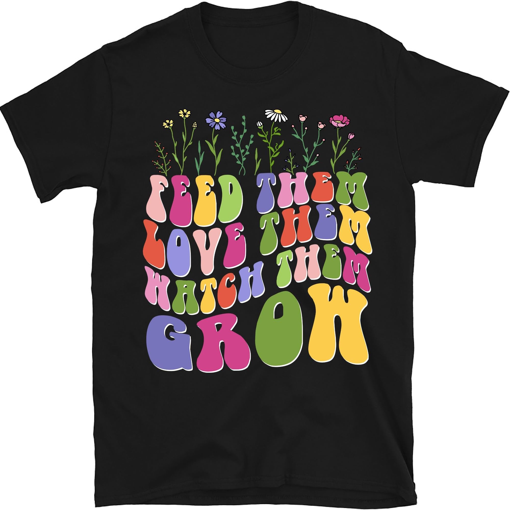 Lunch Lady Feed Them Love Them Watch Them Grow Shirt, Wildflower Lunch Lady Shirt, Cafeteria Worker Shirts, School Staff Appreciation, Small