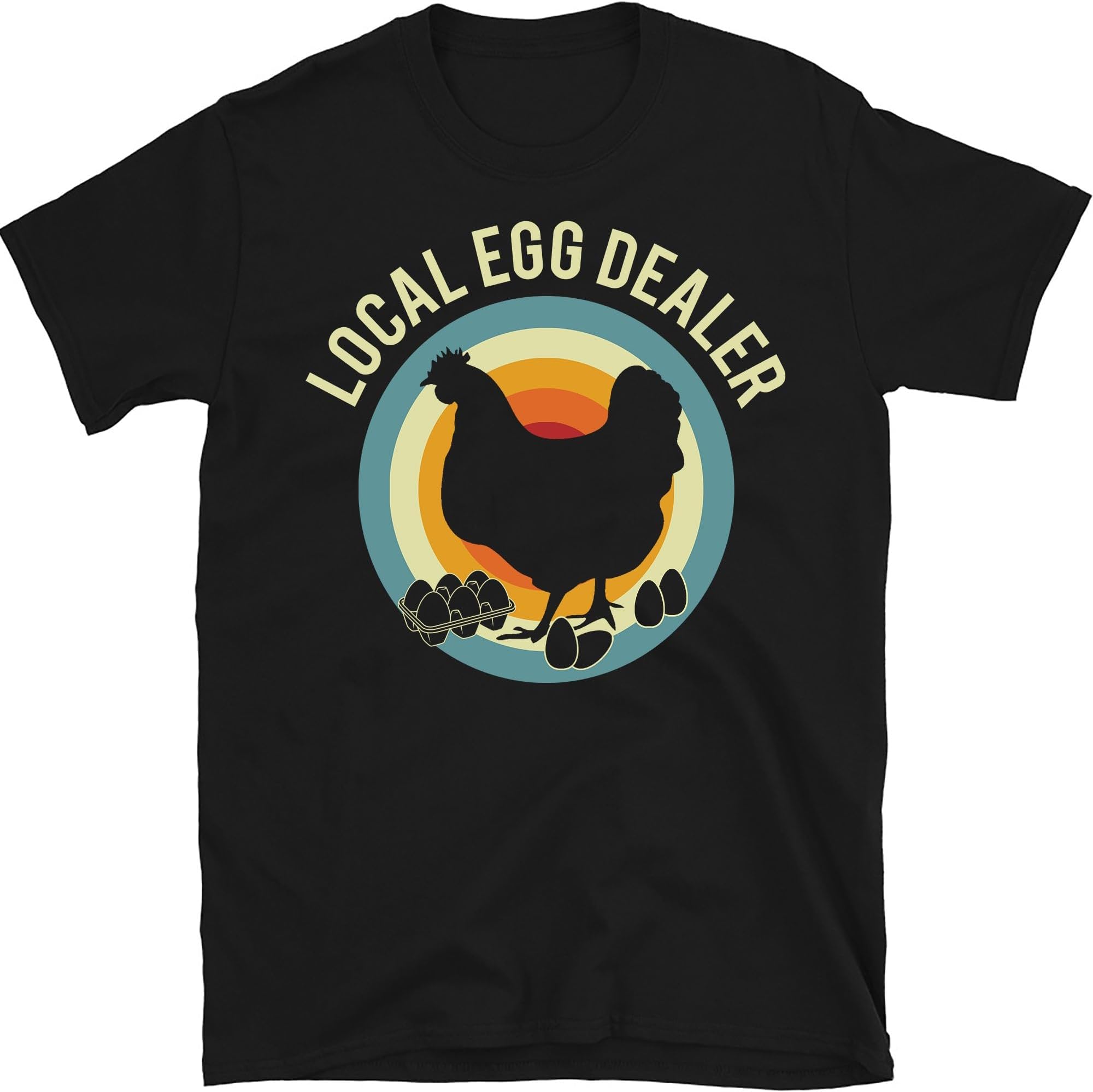 Local Egg Dealer Shirt, Funny Chicken Shirt, Retro Chicken Shirt, Chicken Lover Tee, Farmer Shirt, Farmer Gifts