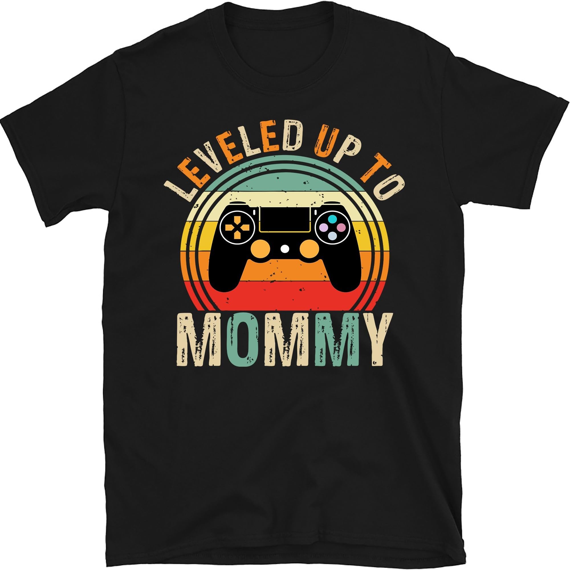 Personalized Leveled Up to Daddy Mommy Shirt, Baby Has Entered The Game Shirt, Vintage Gamer Dad Gift, Dad and Baby Matching Shirt, New Father Gift, Small