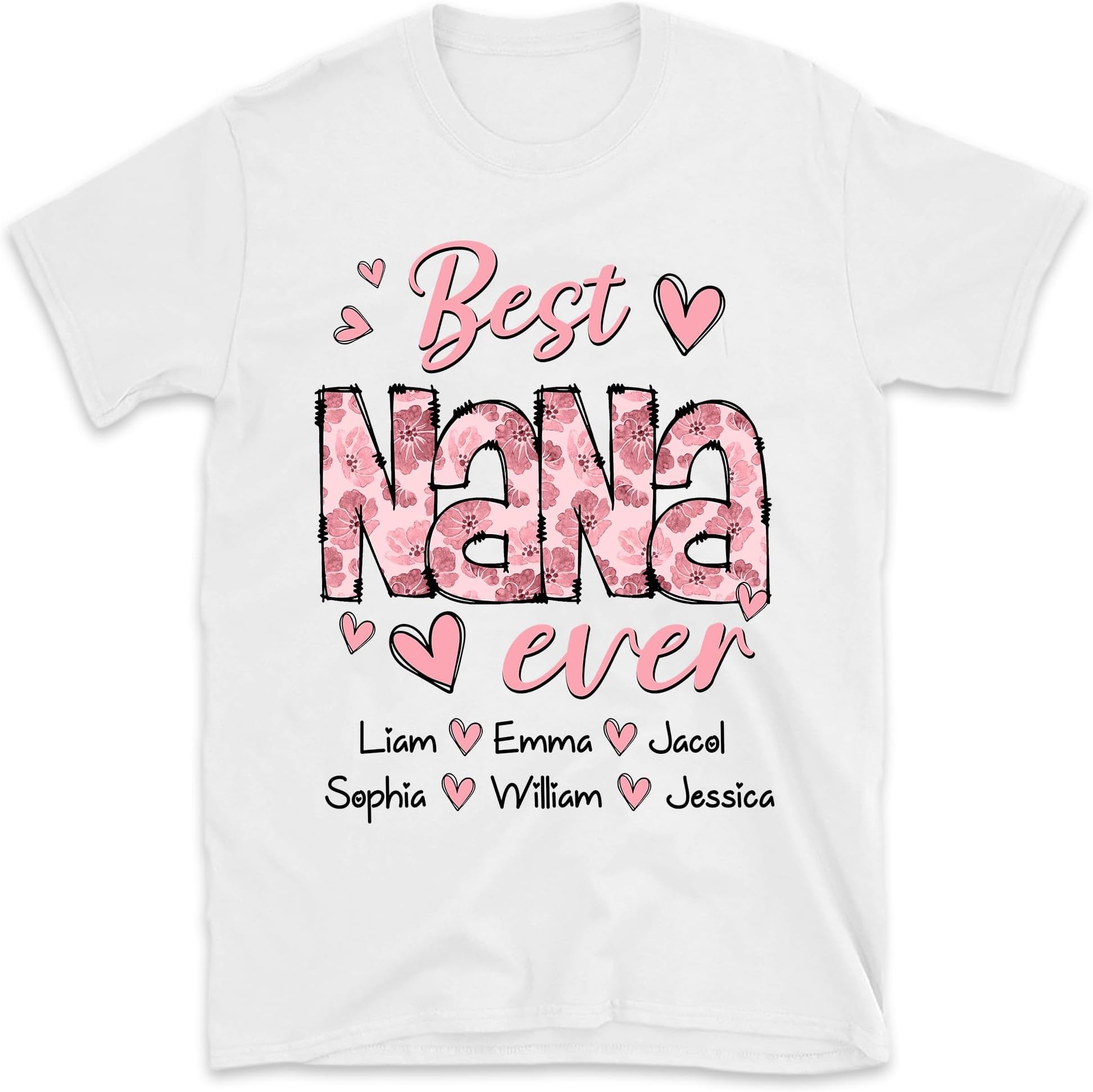Personalized Best Mom Ever Shirt, Mother's Day Shirt, Custom Mom Grandma Shirt, Custom Kid's Names, Birthday Gift for Mama