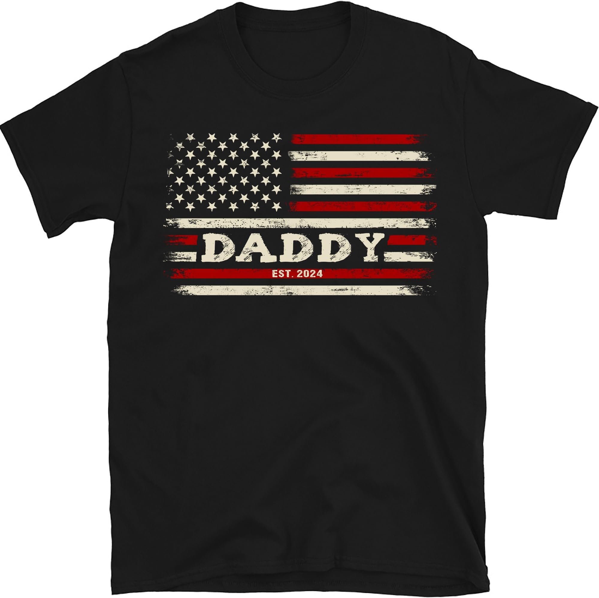 Grandpa Est 2024 American Flag Father's Day 4th of July