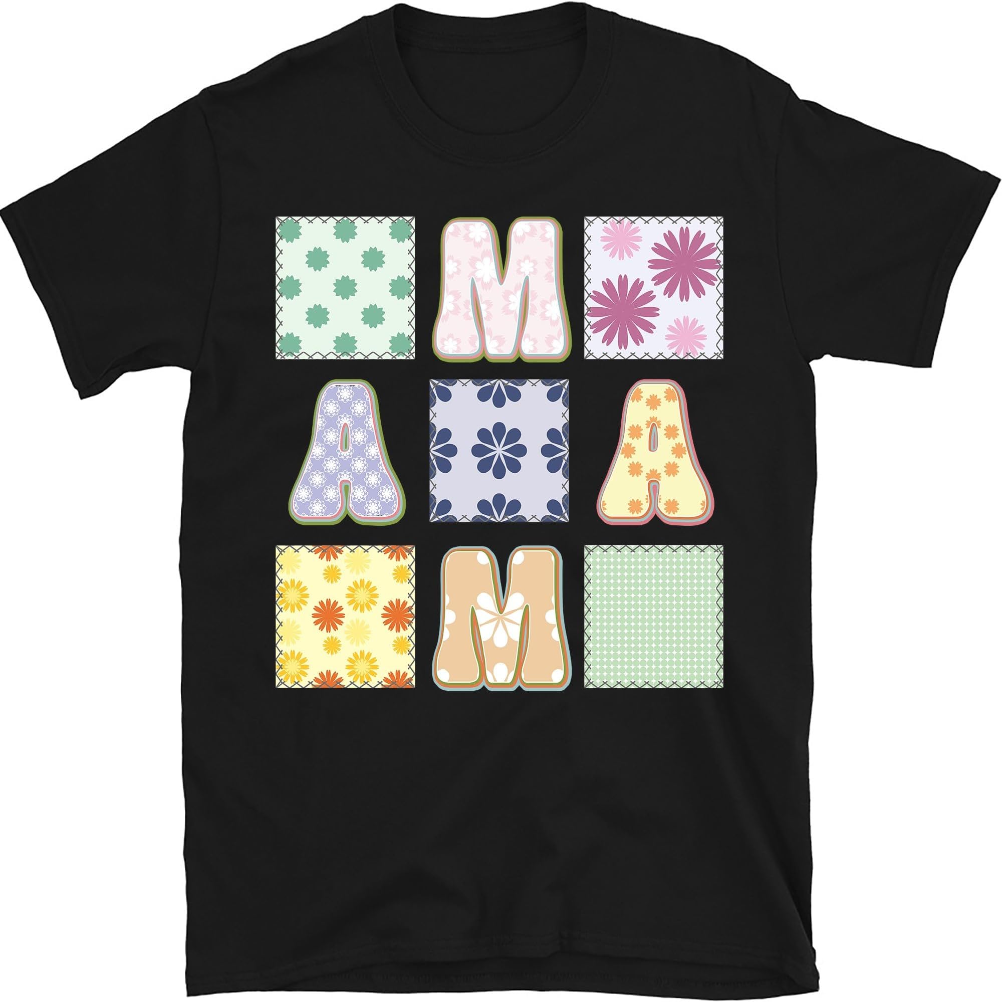 Quilting Nana Shirt, Quilt Blocks Shirt, Cute Quilting Tee, Quilting Sewing Lover Gift, Gift for Grandma Mom, Small