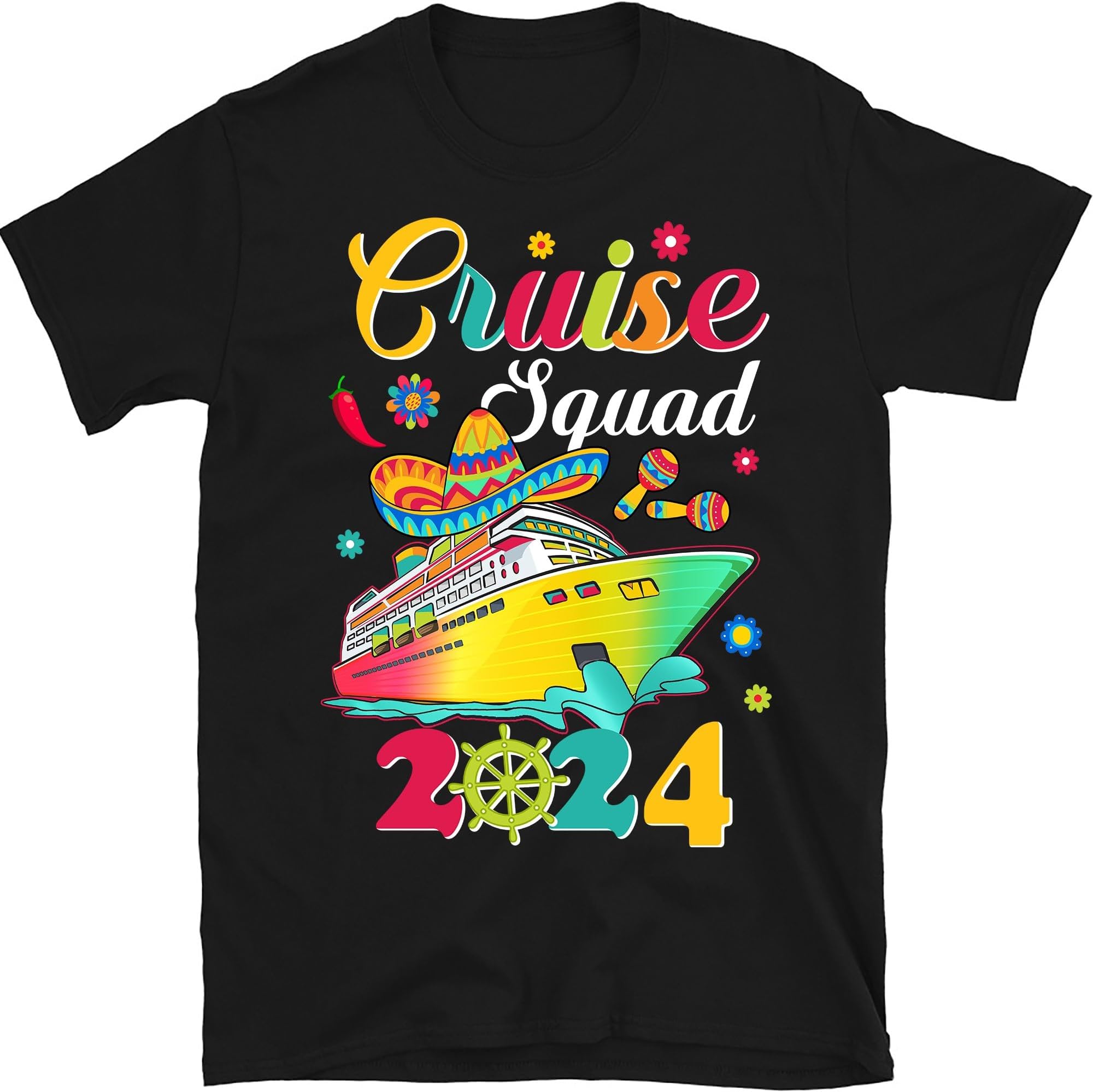 Cinco De Mayo Cruise Squad Shirt, Mexican Fiesta Party Cruise Shirt,Cinco De Mayo Cruise Matching Group Shirt, Family Cruise Trip Shirt, Small