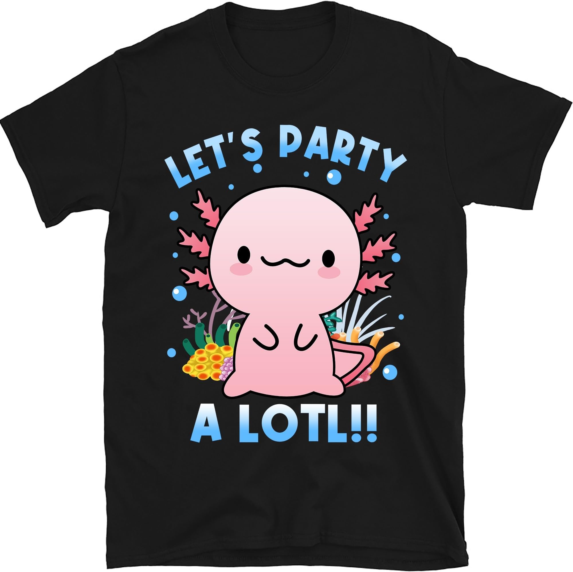 Axolotl Let's Party Alotl Shirt, Axolotl Birthday Shirt, Cute Axolotl Shirt, Axolotl Lover Shirt, Axolotl Birthday Party Shirt